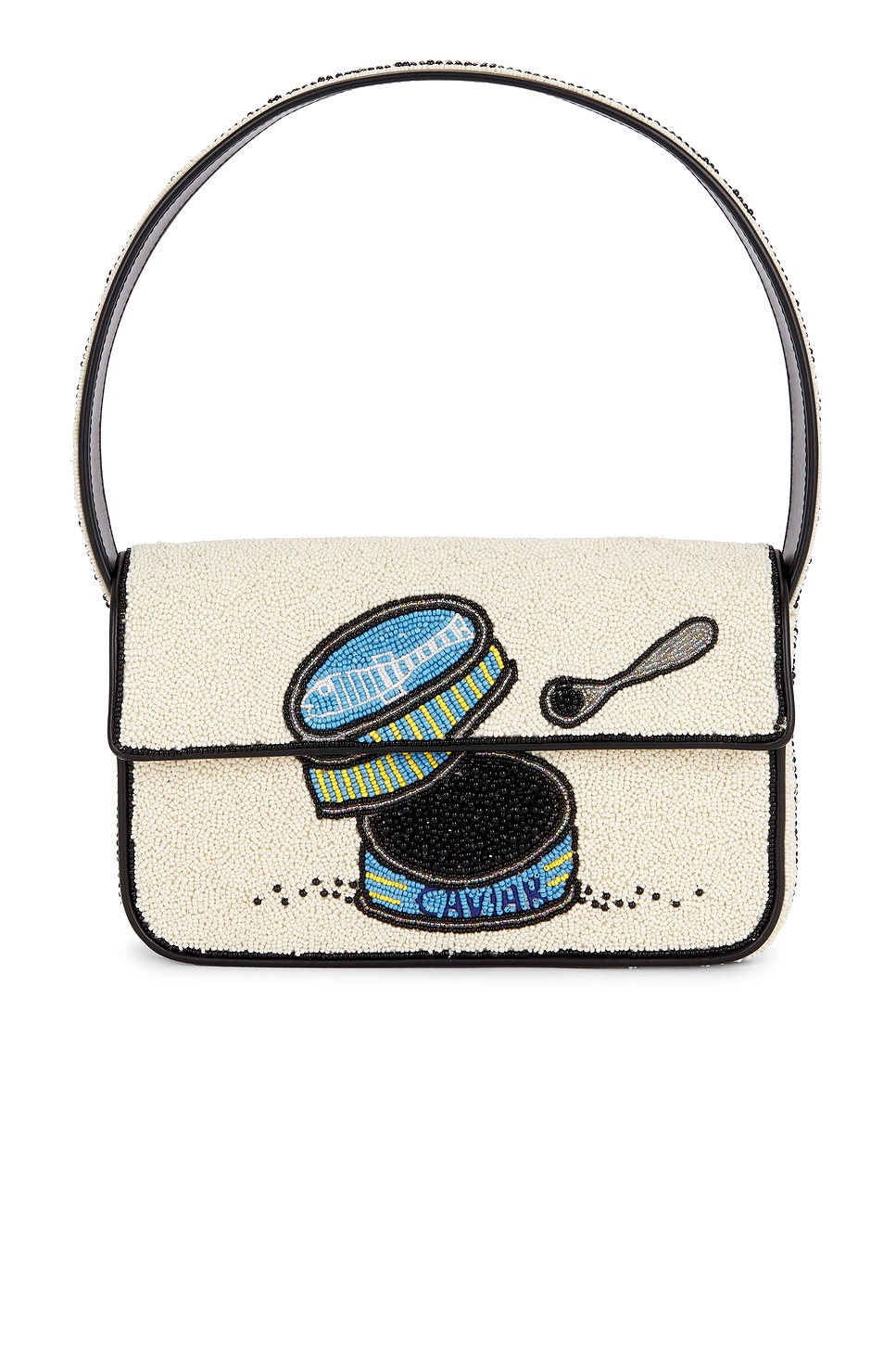 Staud Tommy Beaded Bag In Pattern