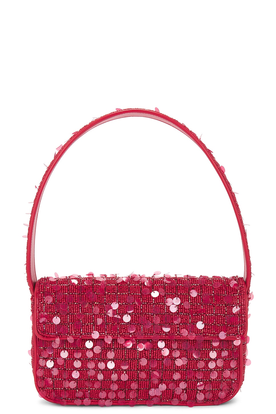 Tommy Beaded Bag in Red