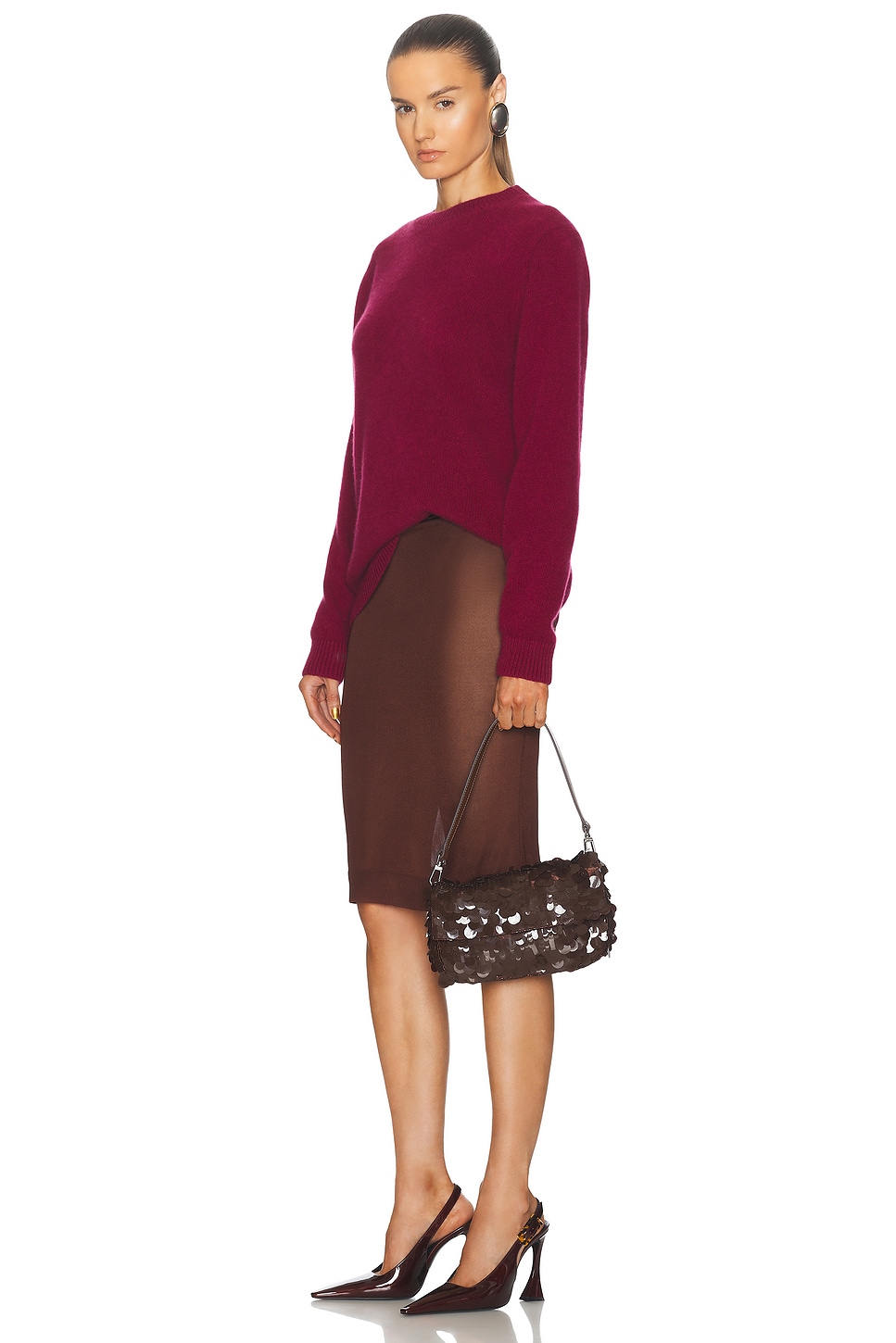 Staud Timmy Shoulder Bag In Cacao