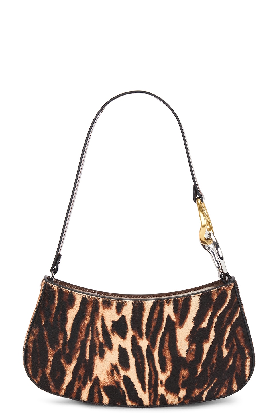 Staud Ollie Bag In Lady Leopard & Cacao