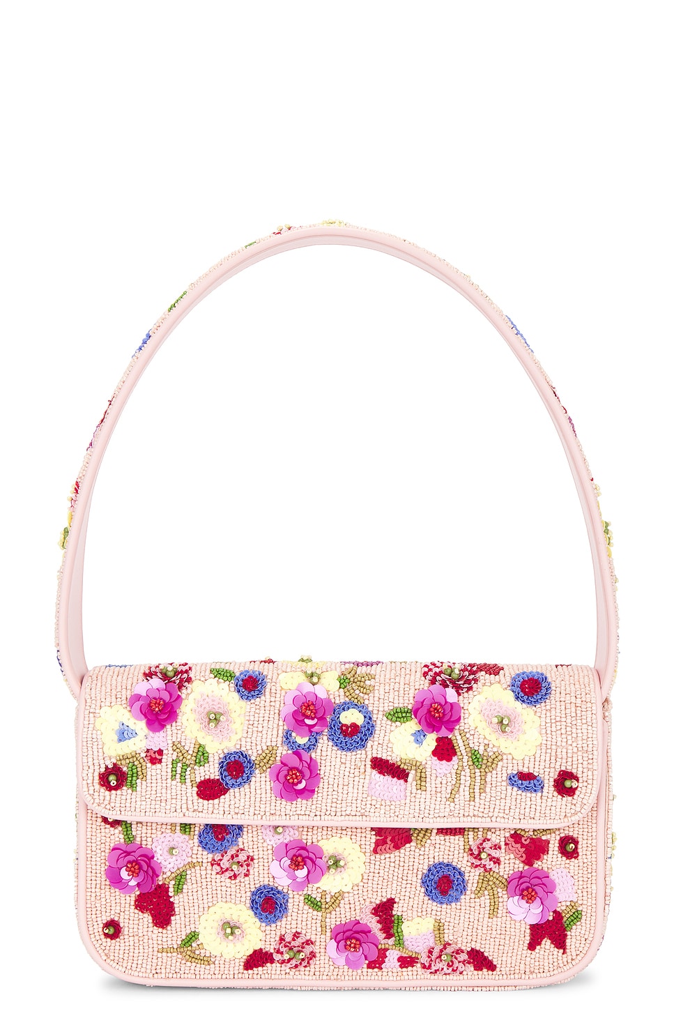 Tommy Beaded Bag in Rose