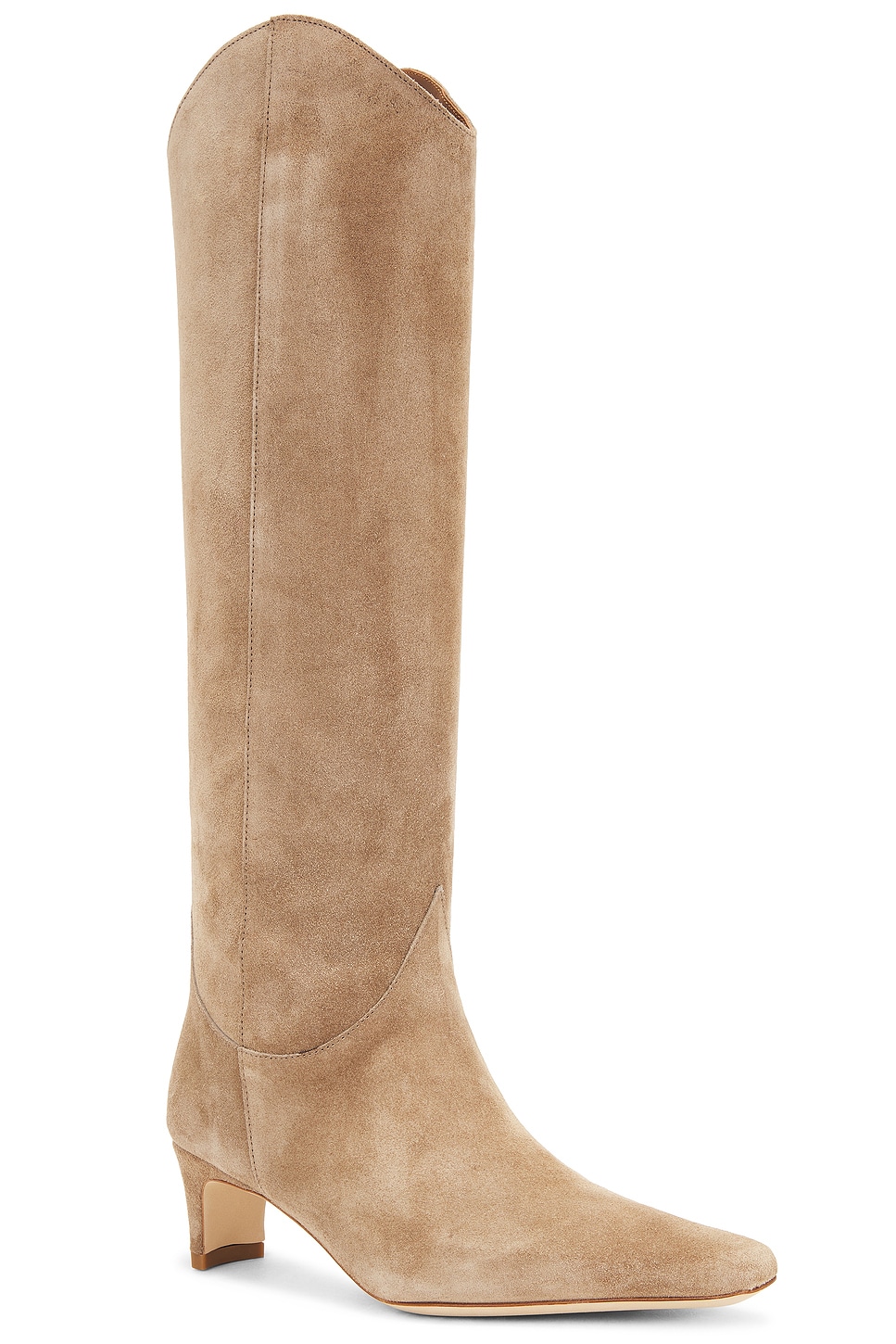 Shop Staud Western Wally Boot In Dune