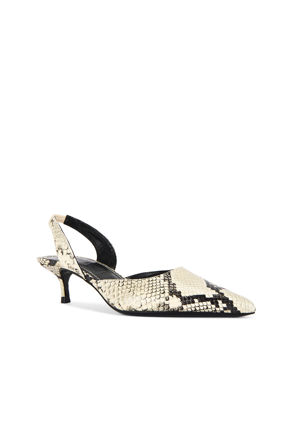 Staud Sebastian Slingback In White