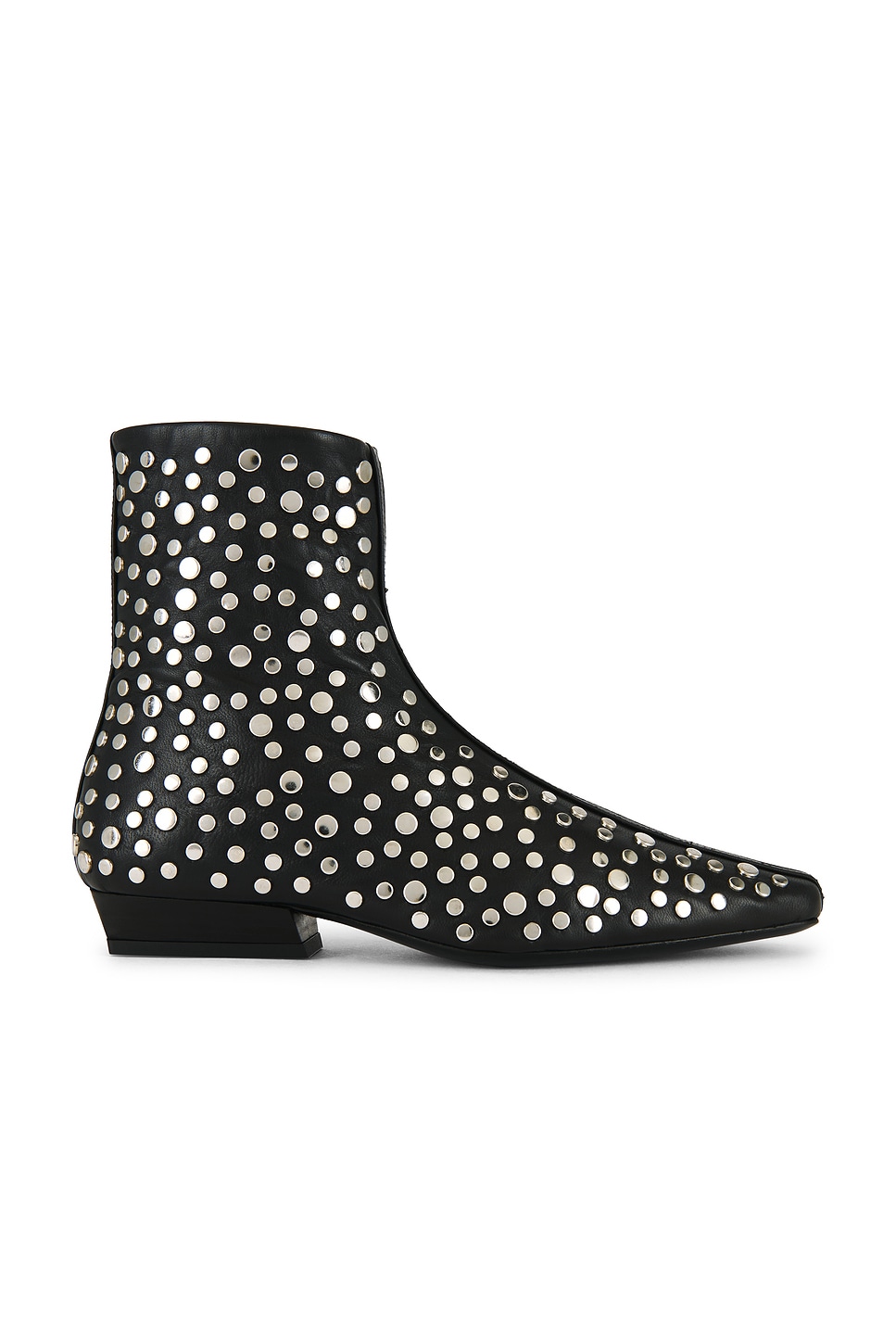 Image 1 of Staud Wally Flat Ankle Boot in Rivets