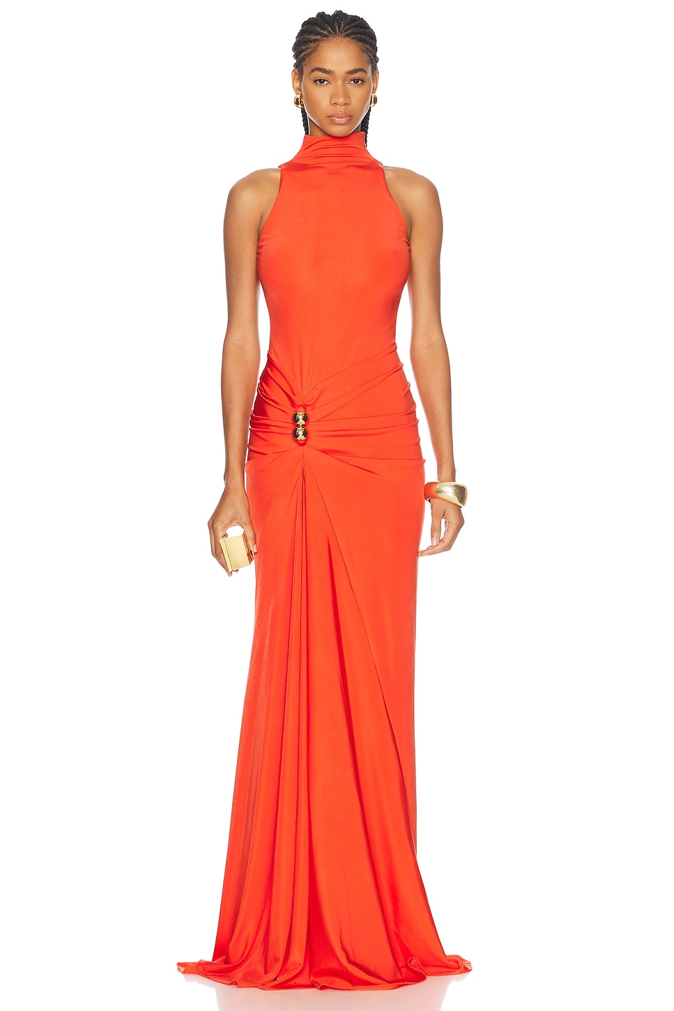 Image 1 of SILVIA TCHERASSI Frances Dress in Tangerine