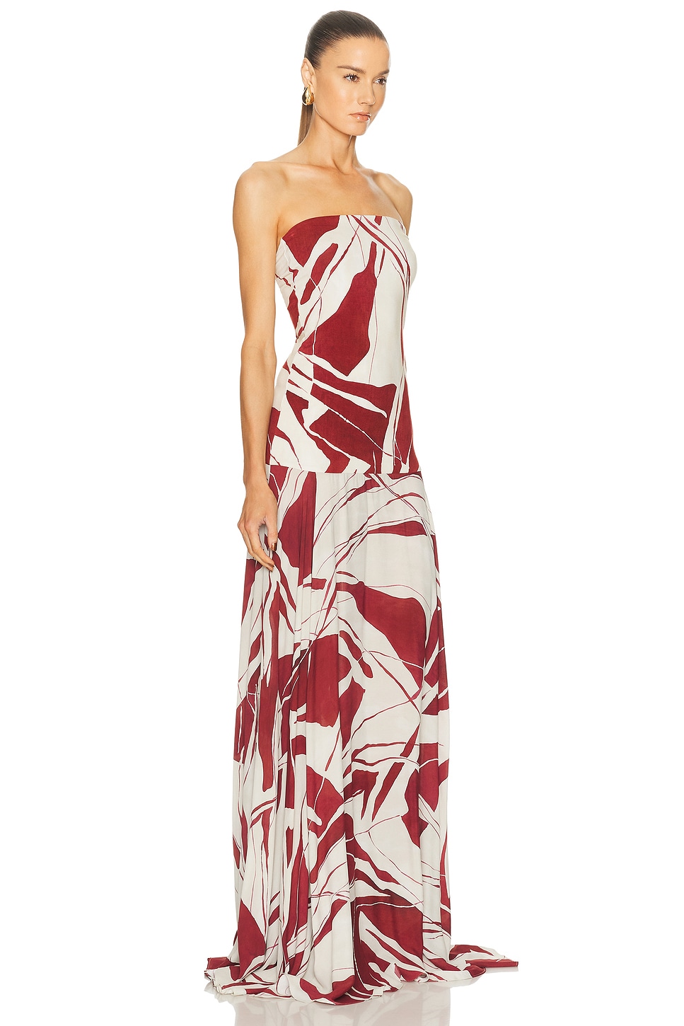 Silvia Tcherassi Daniela Abstract-Print Halter Dress | Smart Closet