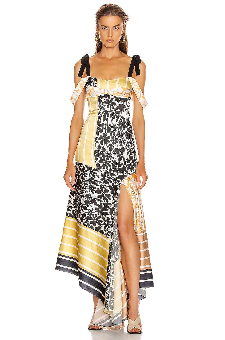 Image 1 of SILVIA TCHERASSI Fabia Dress in Desert Down Multi