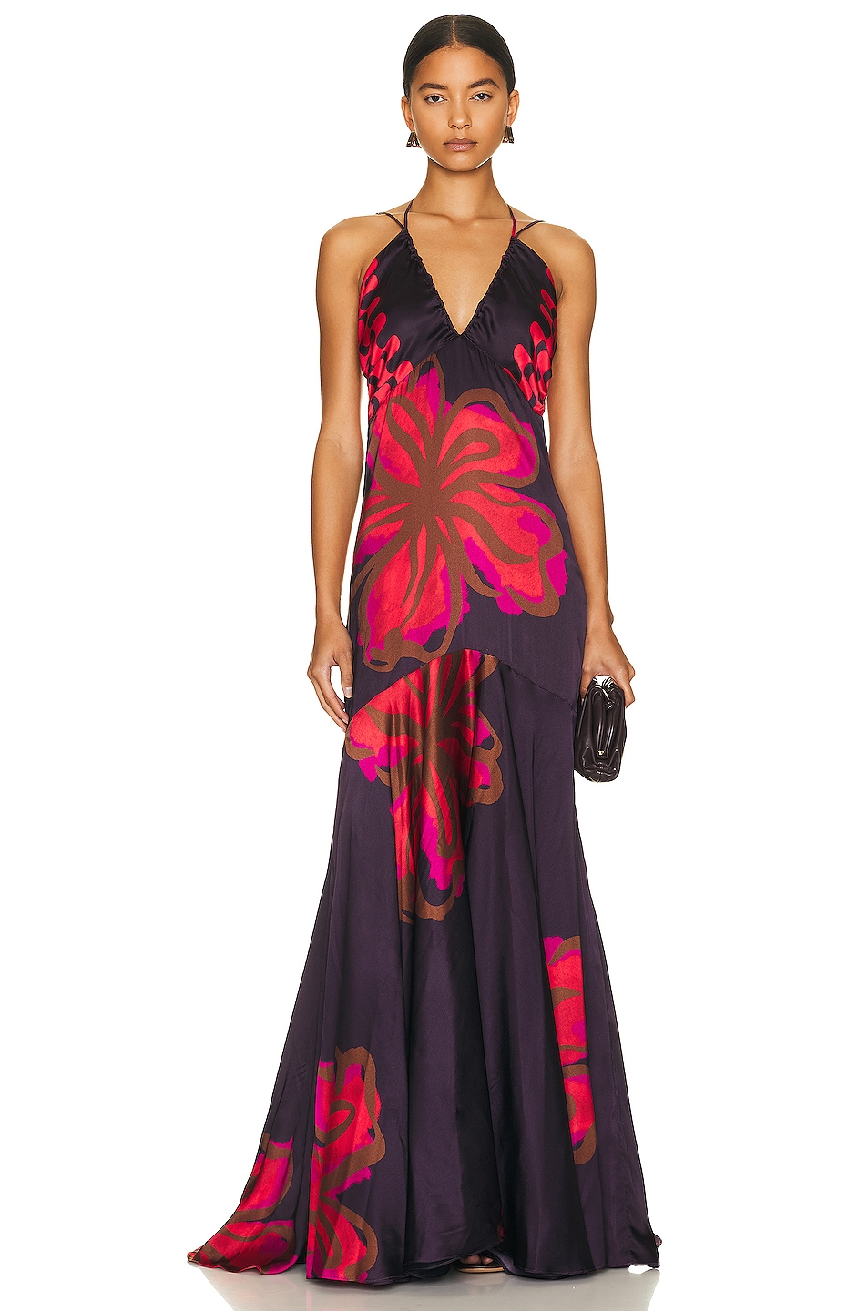 Image 1 of SILVIA TCHERASSI Cedrina Dress in Plum Rouge Multi