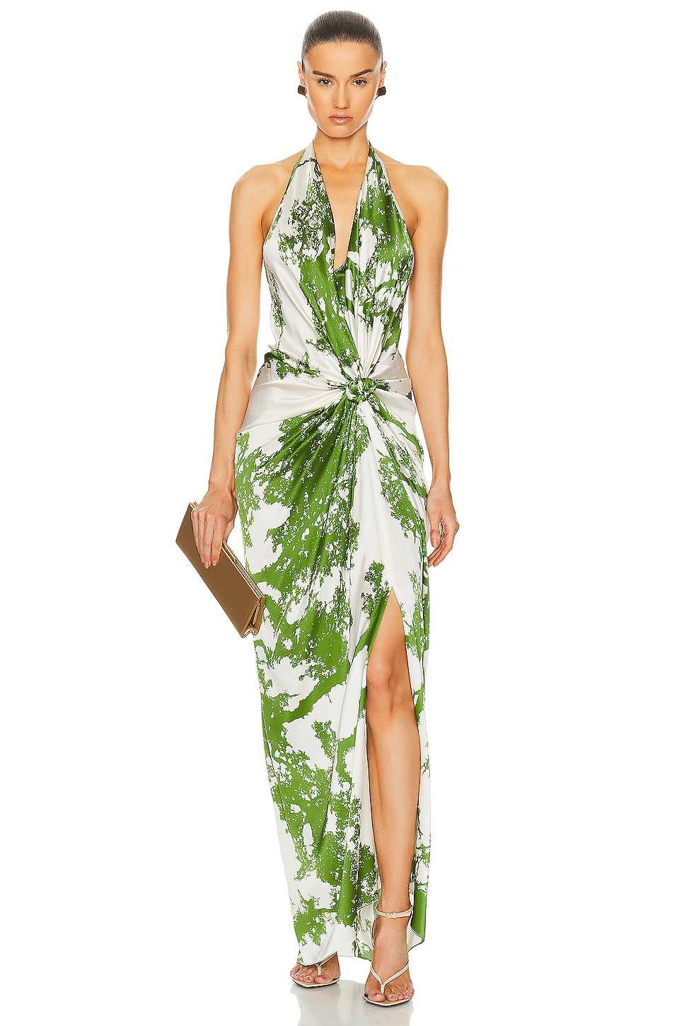 Image 1 of SILVIA TCHERASSI Jazmin Dress in Green Cyprus