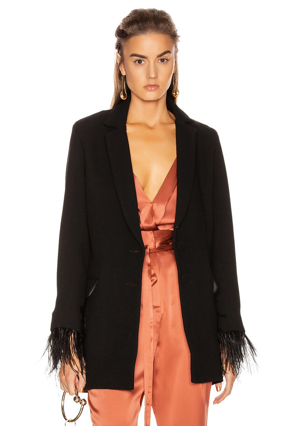SILVIA TCHERASSI Diorel Jacket in Black | FWRD