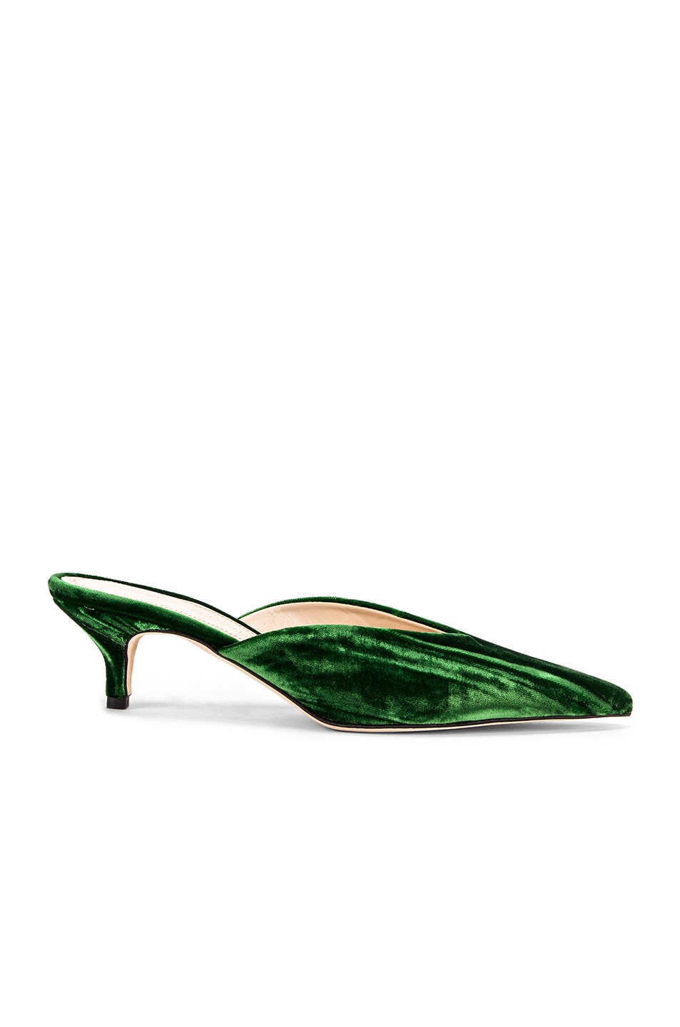 Image 1 of SILVIA TCHERASSI x Gia Couture Bandana Girl Slide in Emerald Green