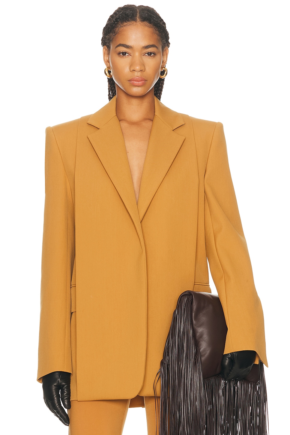Image 1 of Sportmax Affori Blazer in Ochre