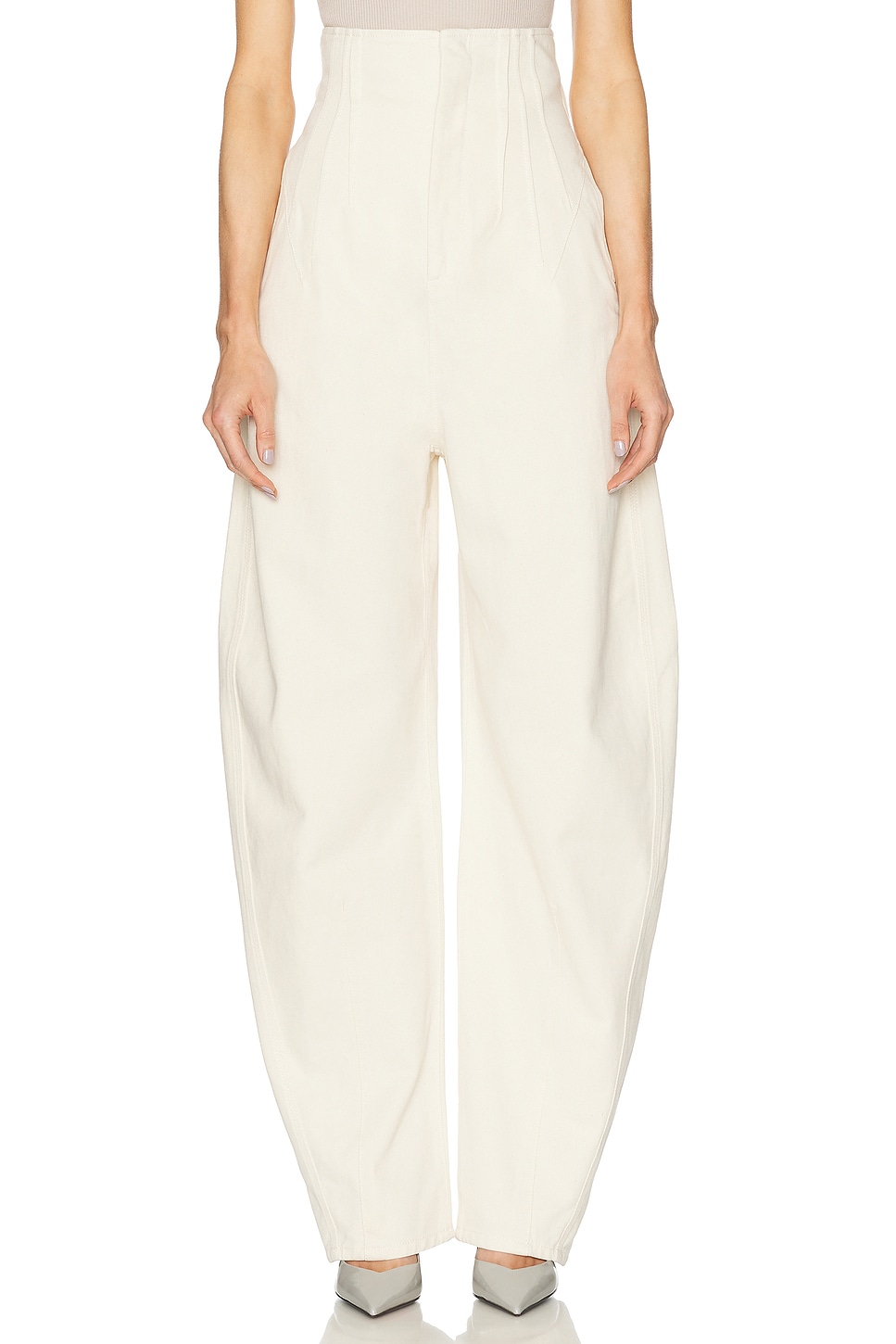 Glauco Trouser in White