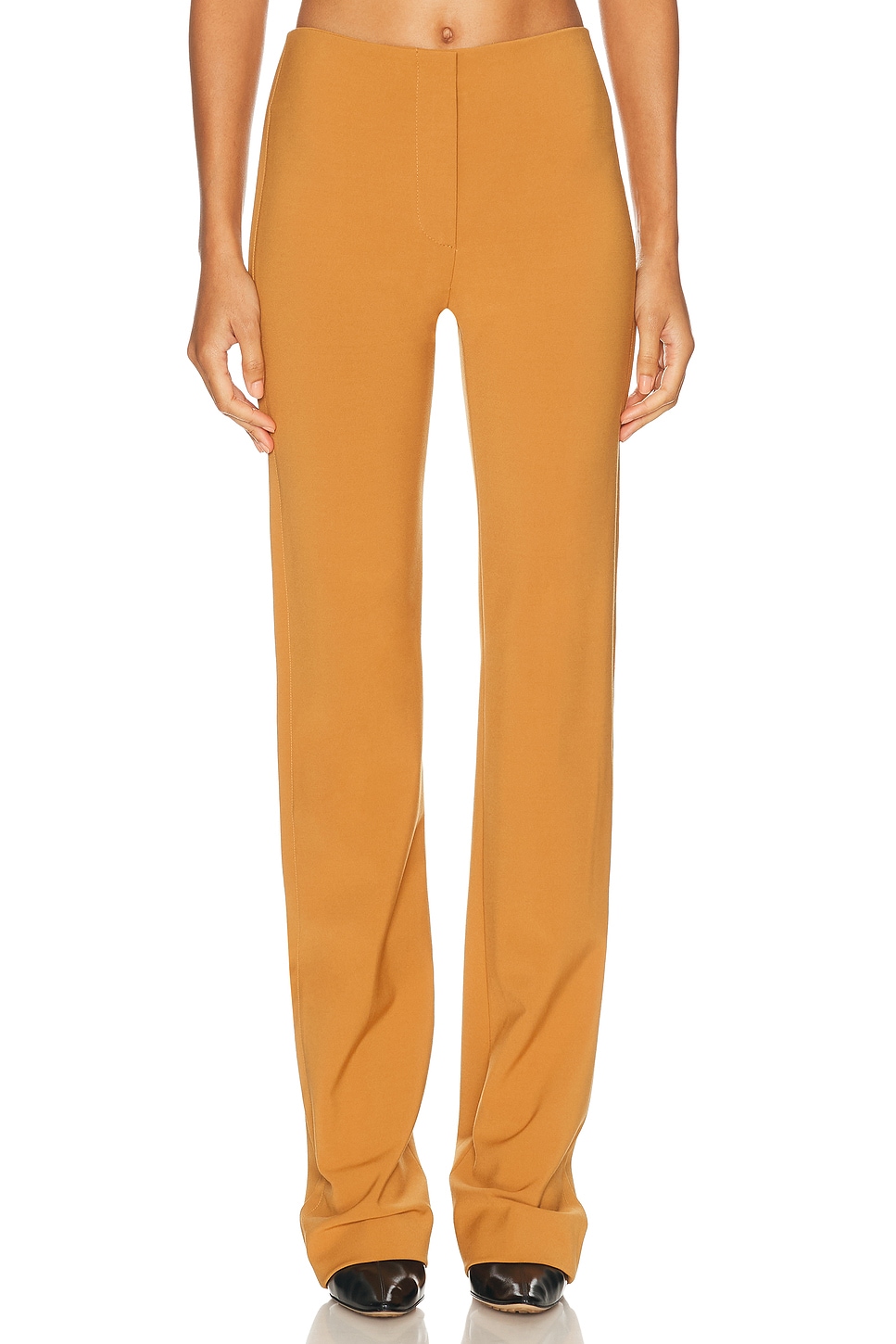 Image 1 of Sportmax Baschi Long Trouser in Ochre