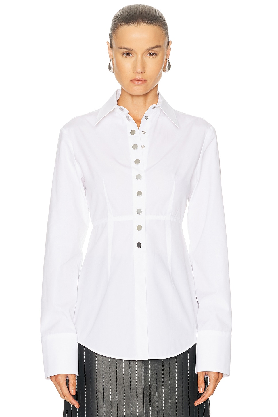 Image 1 of Sportmax Azoto Top in Optical White