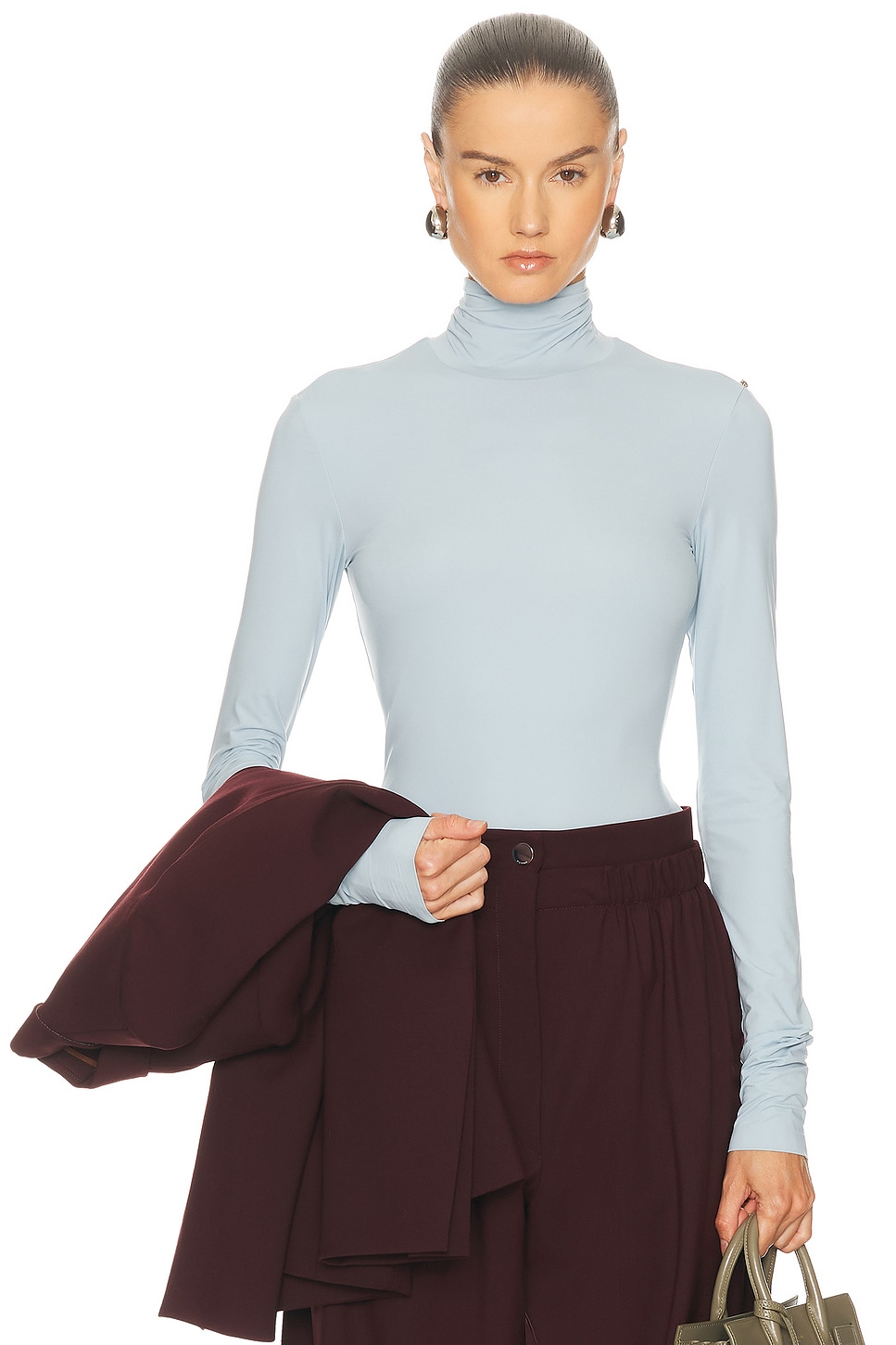 Image 1 of Sportmax Stone Top in Light Blue
