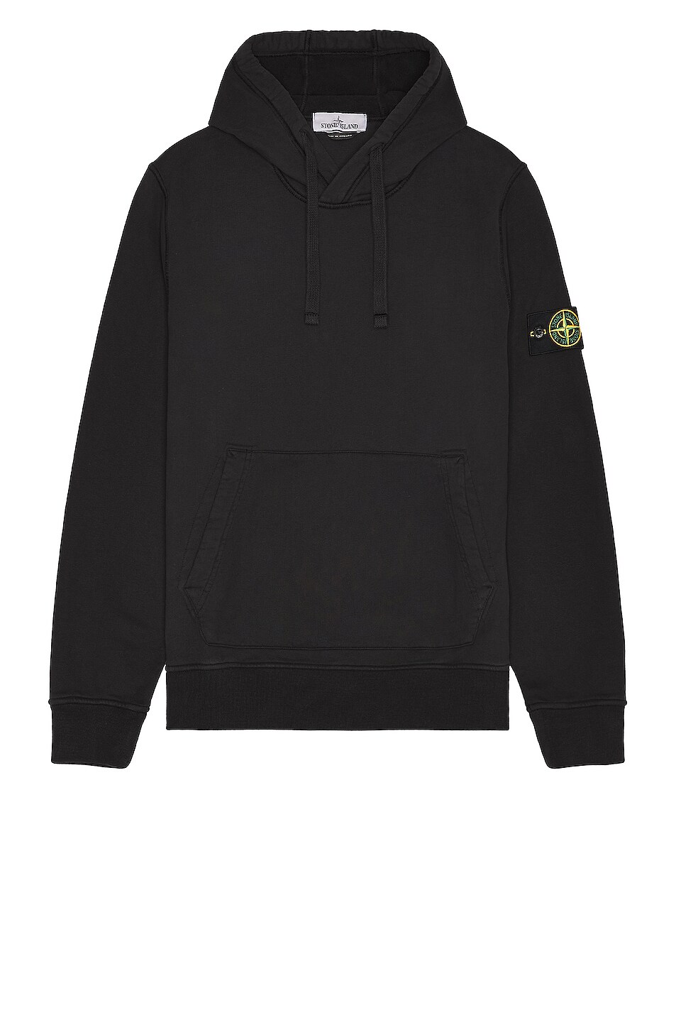 Image 1 of Stone Island Hooded Sweatshirt in Black