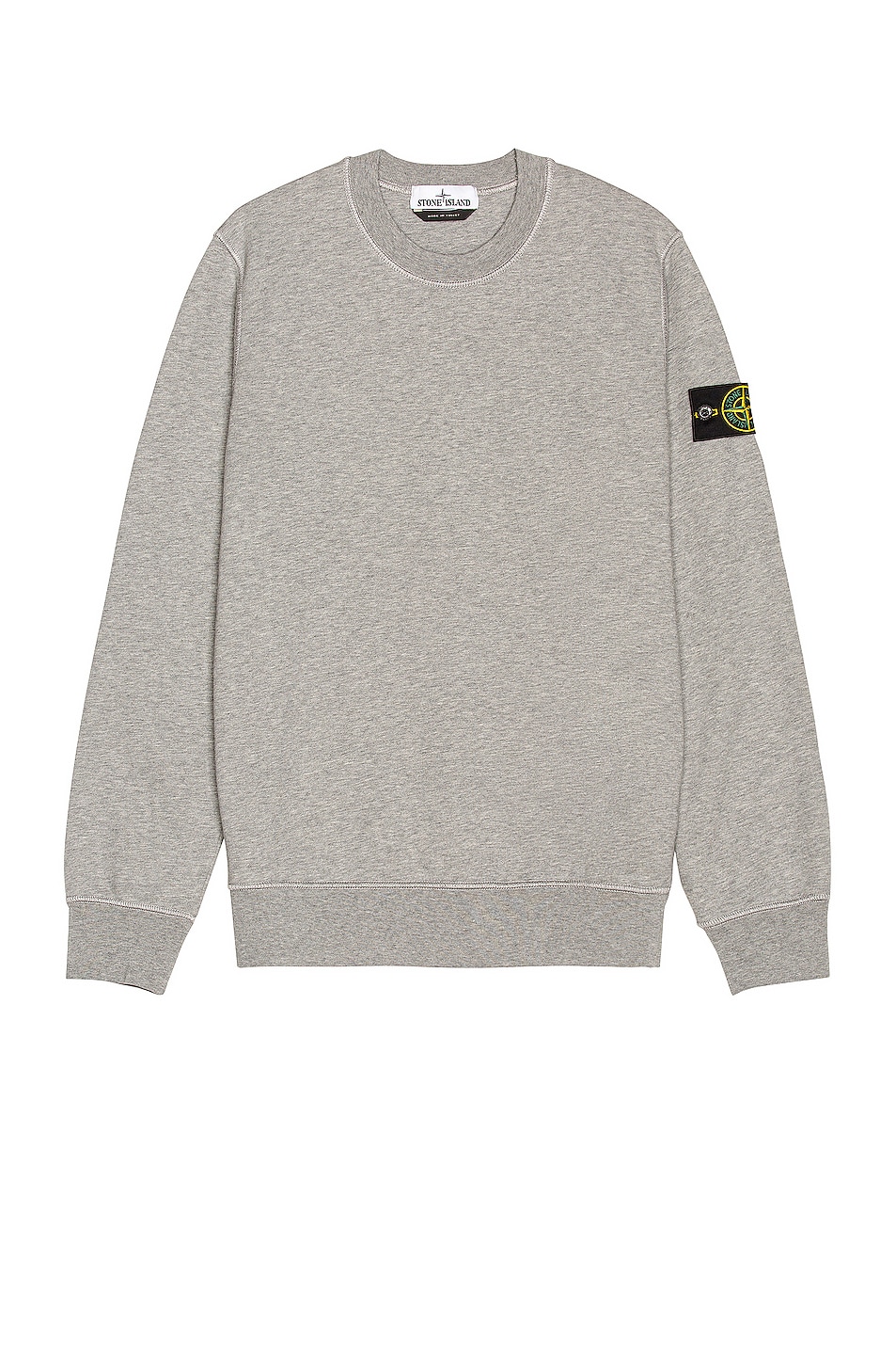 Image 1 of Stone Island Crewneck Sweatshirt in Melange Grey