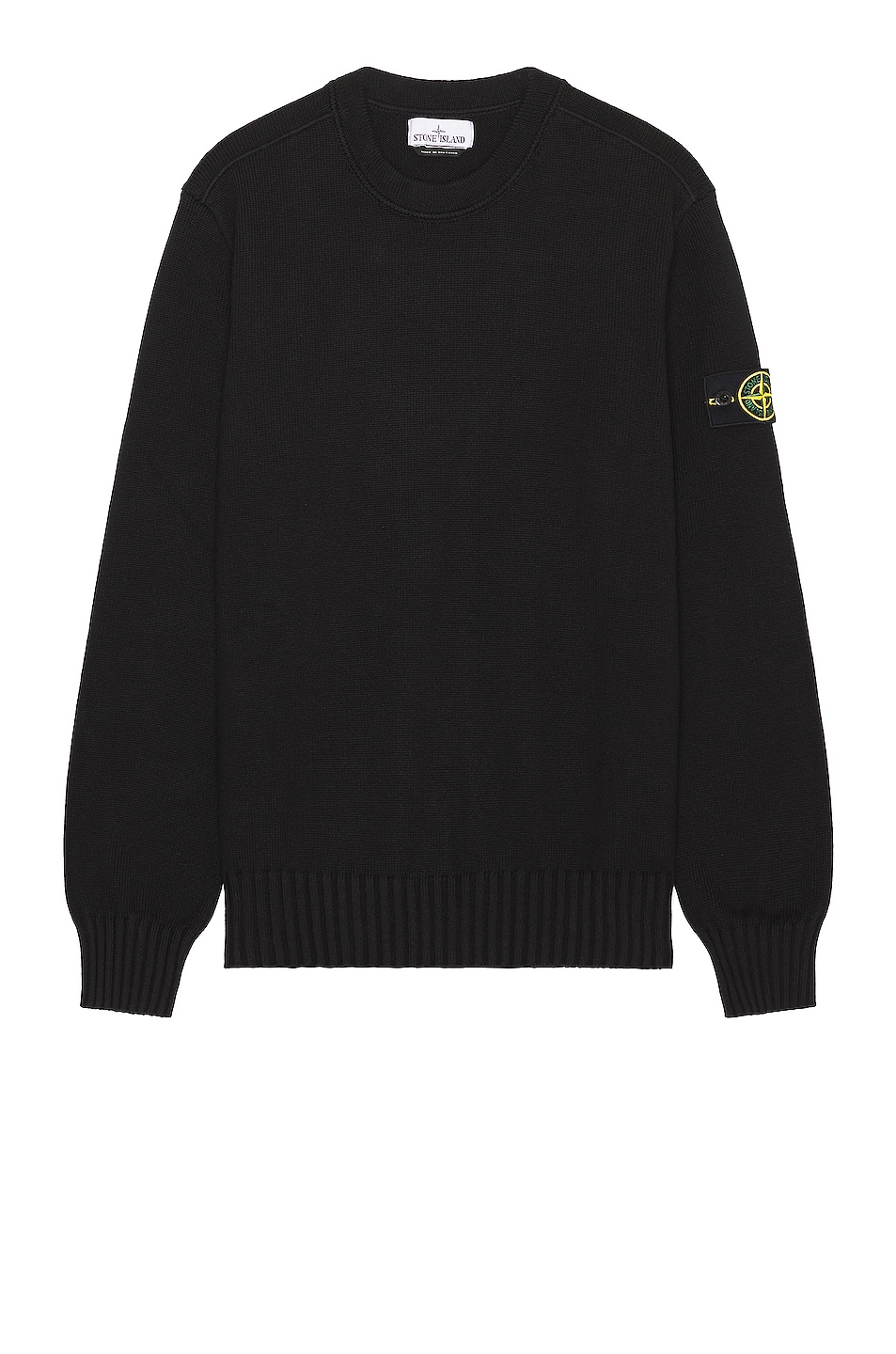 Image 1 of Stone Island Knit Sweater in Black