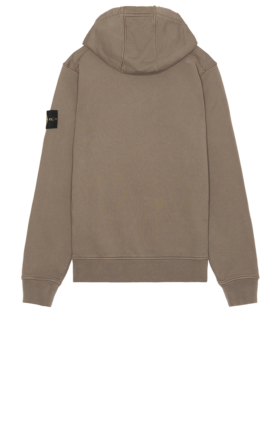 Shop Stone Island Hoodie In Walnut