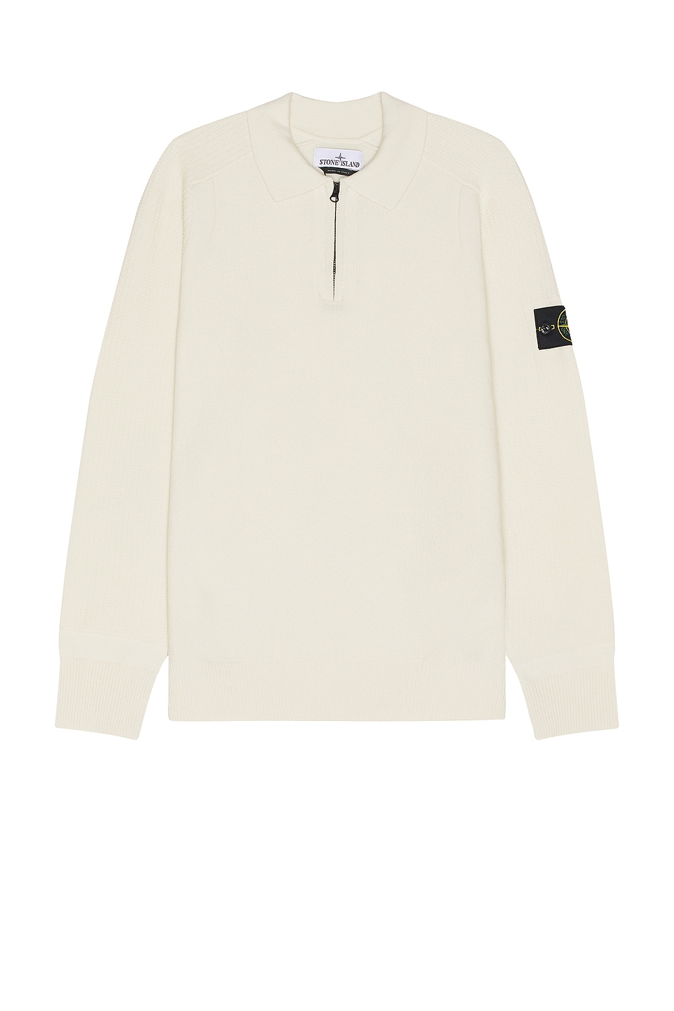 Image 1 of Stone Island Knit Polo in Plaster