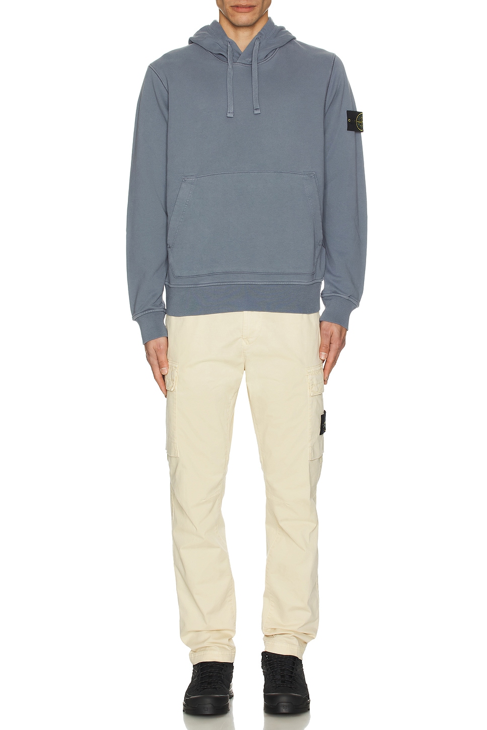 Image 1 of Stone Island Hooded Sweatshirt in Dark Blue