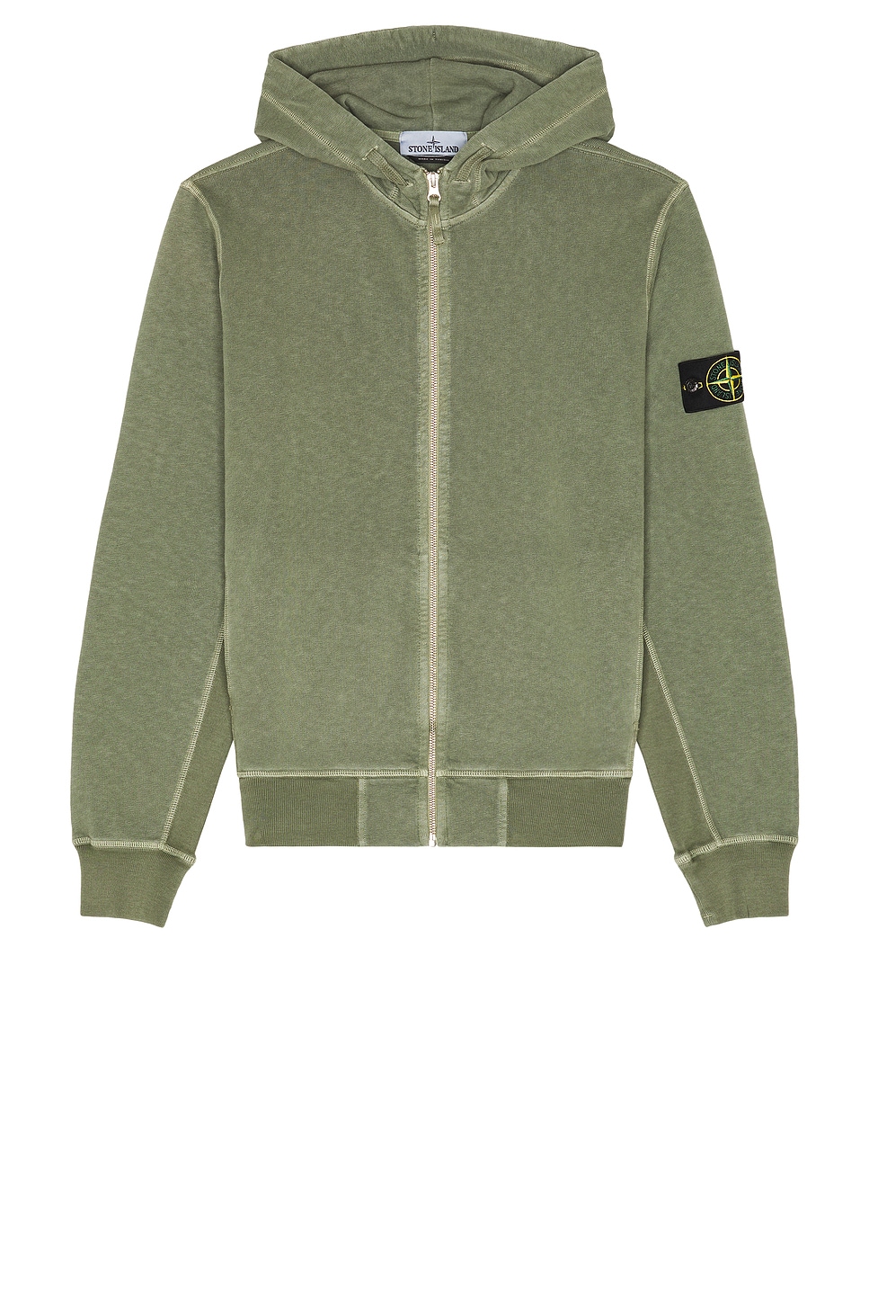 Stone Island Zip Up Hoodie