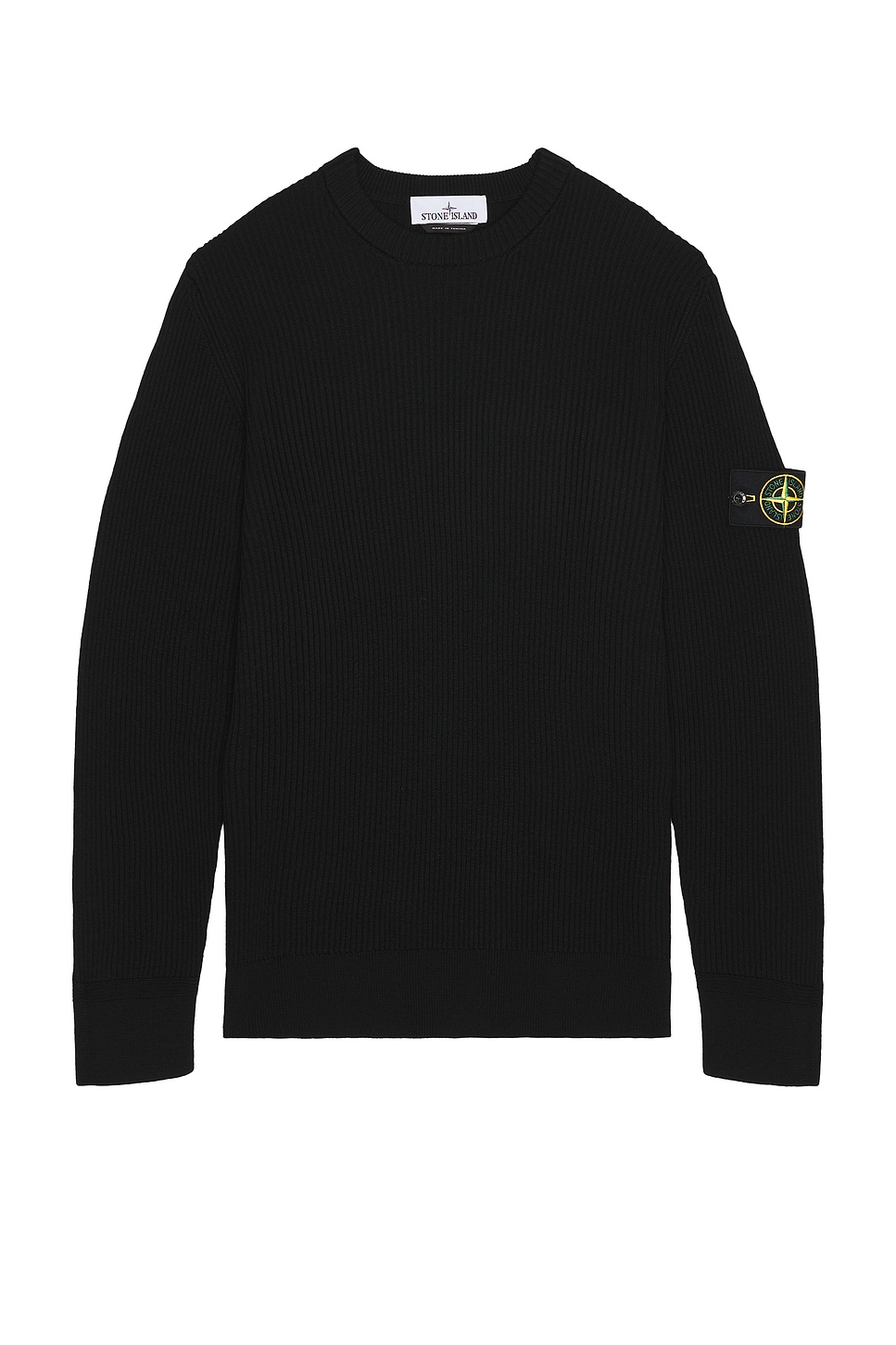 Image 1 of Stone Island Crewneck Sweater in Black