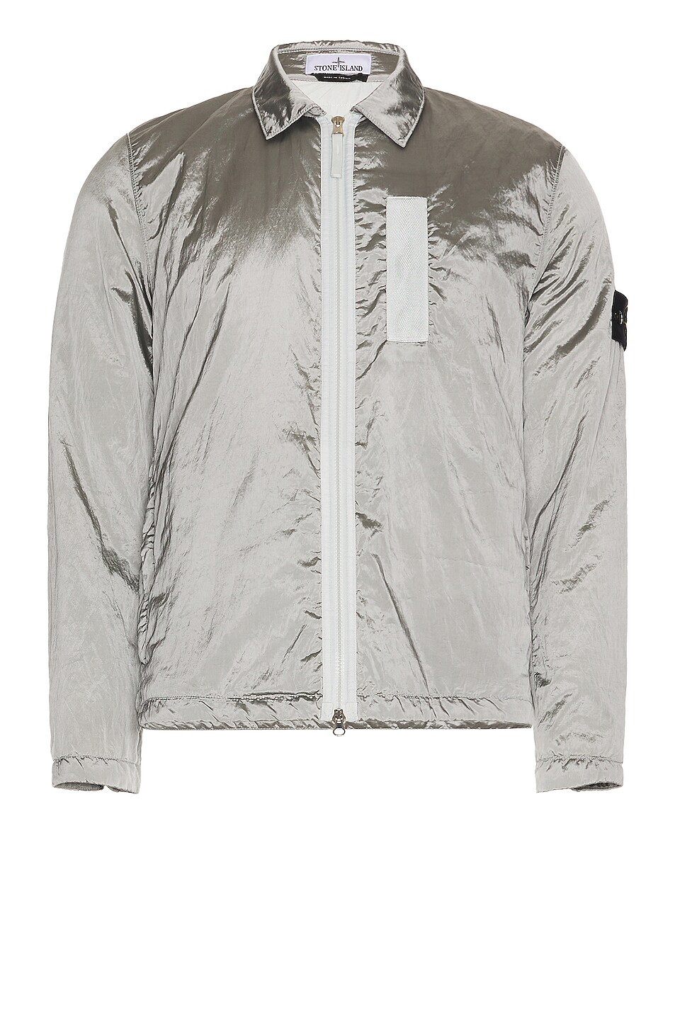Image 1 of Stone Island Light Outerwear Jacket in Pearl Grey