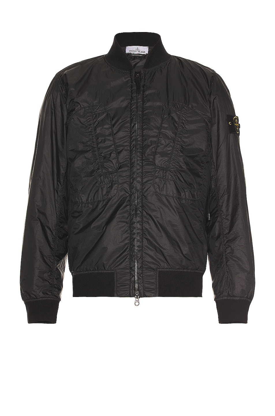 Image 1 of Stone Island Packable Jacket in Black