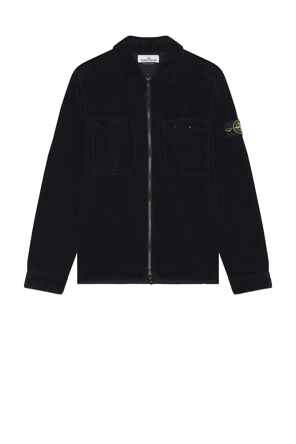 Image 1 of Stone Island Corduroy Overshirt in Navy Blue