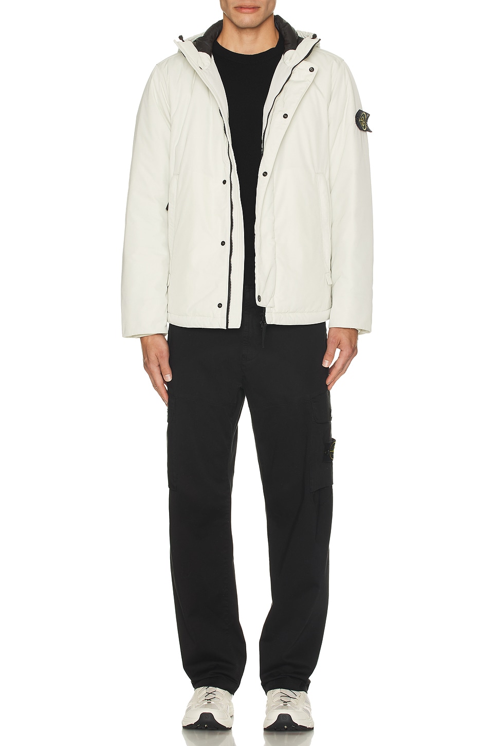 Image 1 of Stone Island Hooded Jacket in Plaster