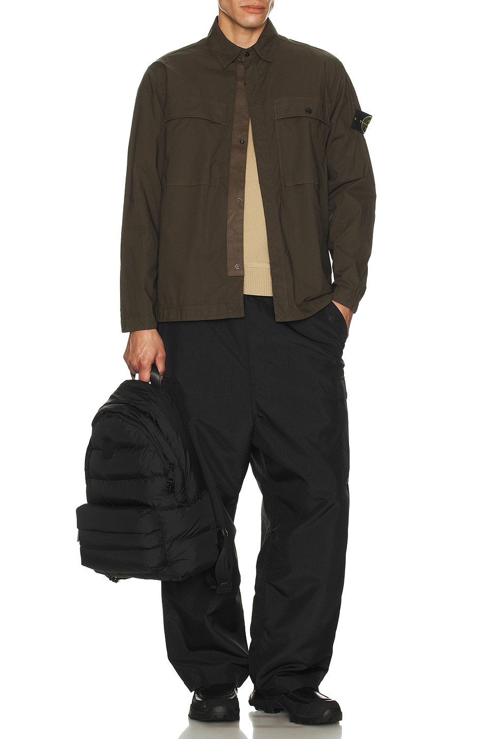 Image 1 of Stone Island Overshirt in Military Green