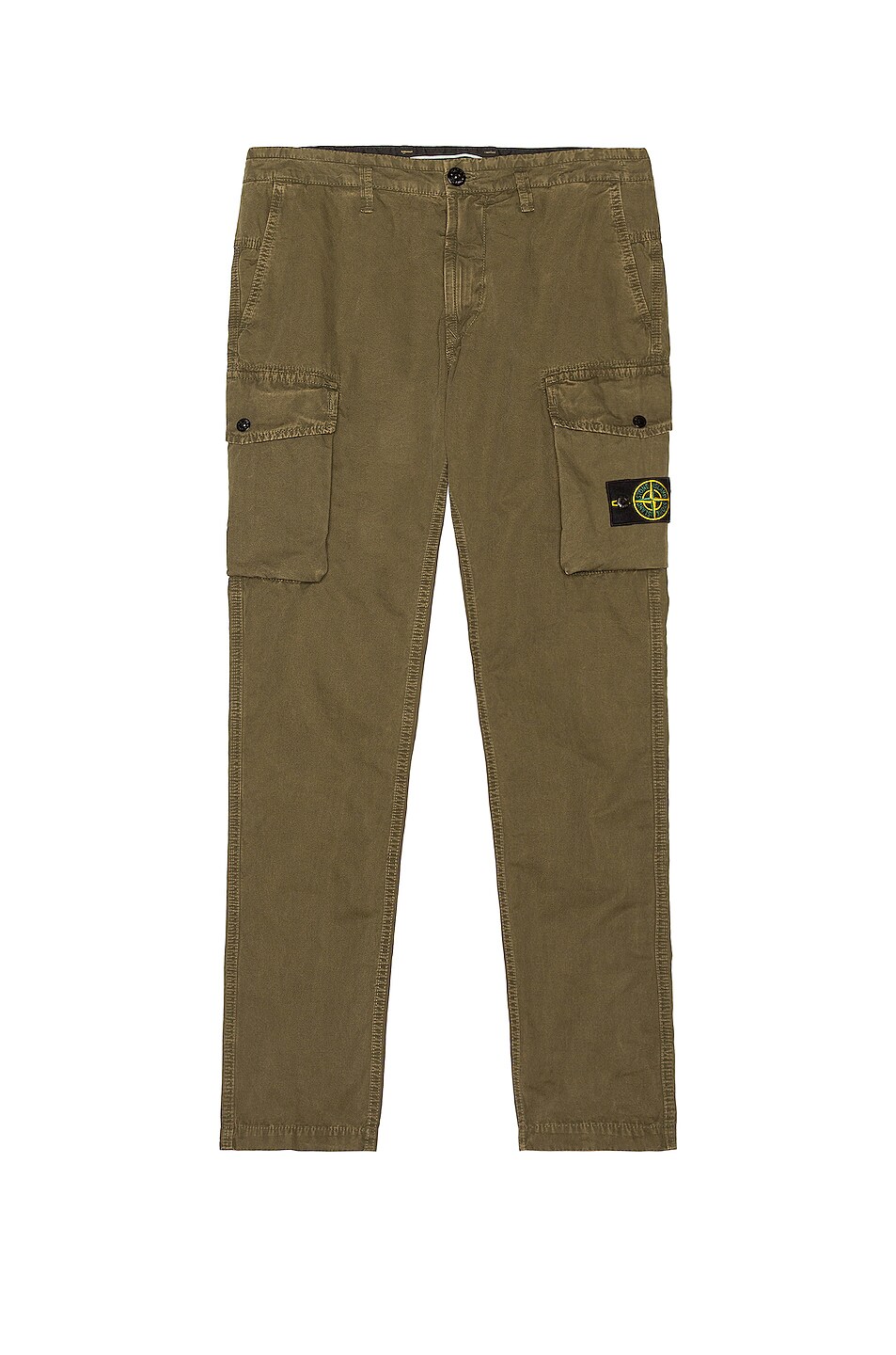 Image 1 of Stone Island Slim Fit Cargo Pants in Olive