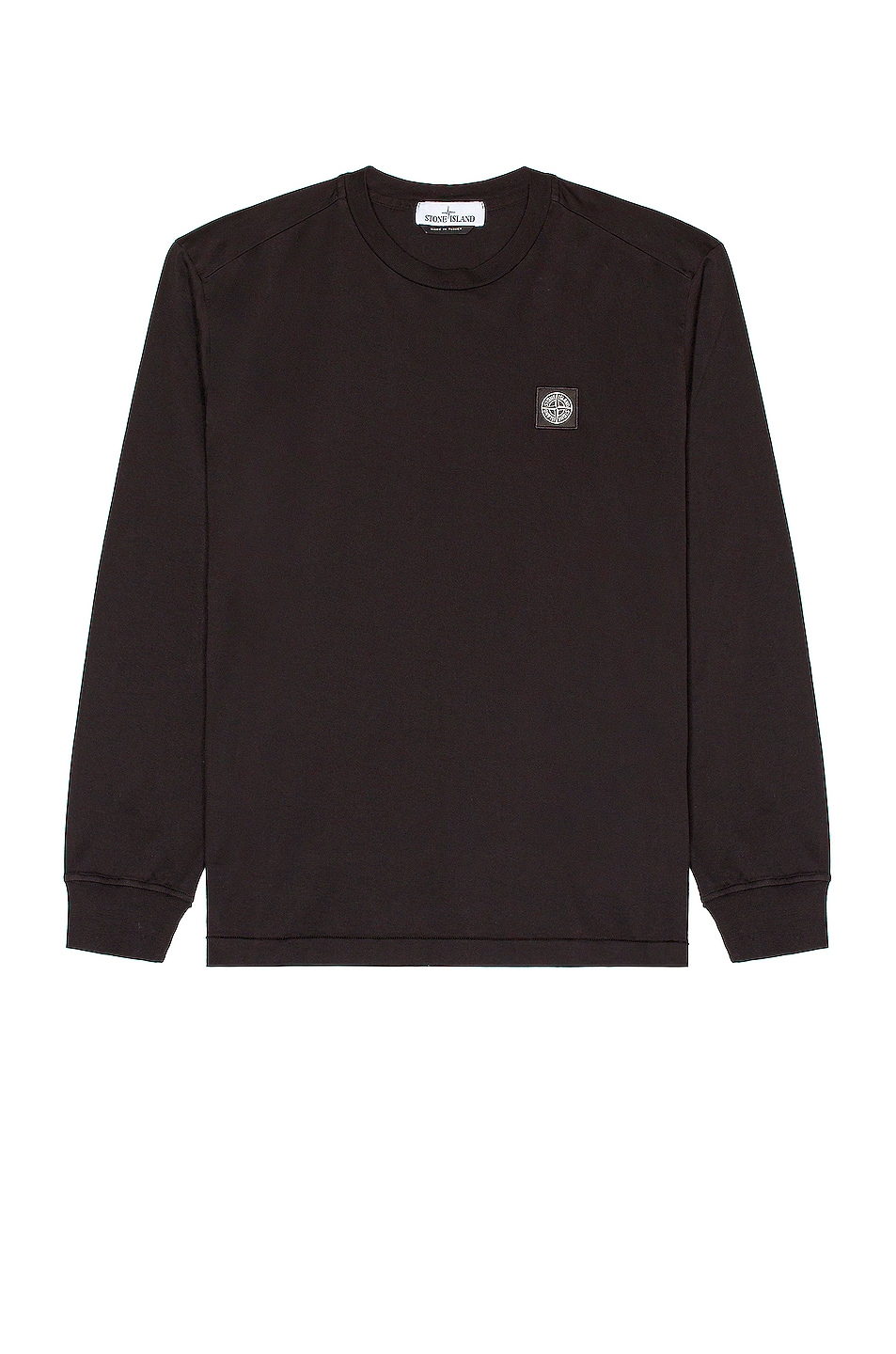 Image 1 of Stone Island LS T Shirt in Black