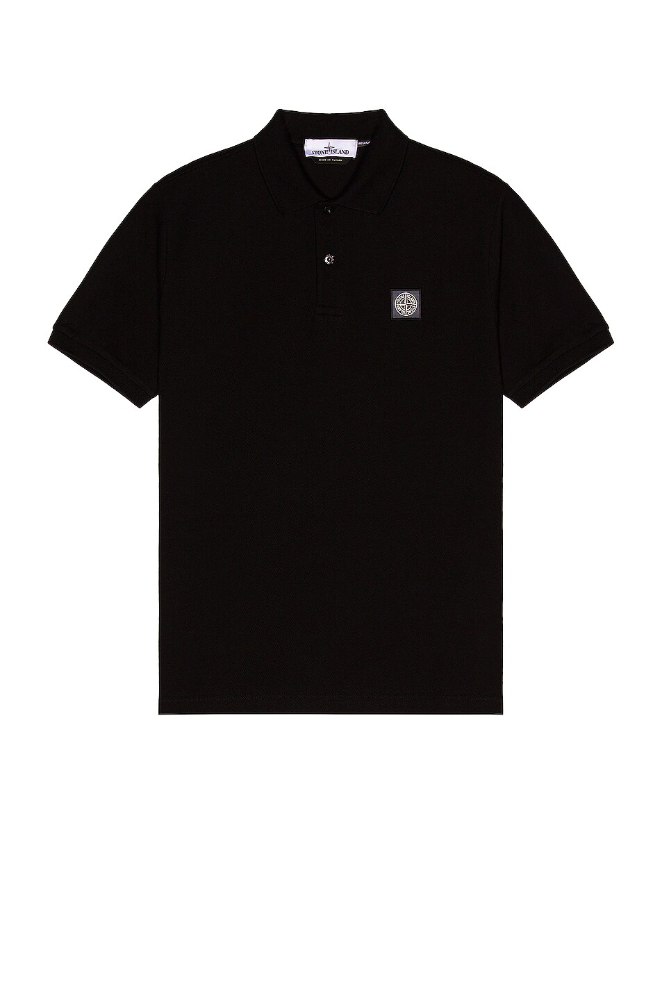 Image 1 of Stone Island Polo Shirt in Black