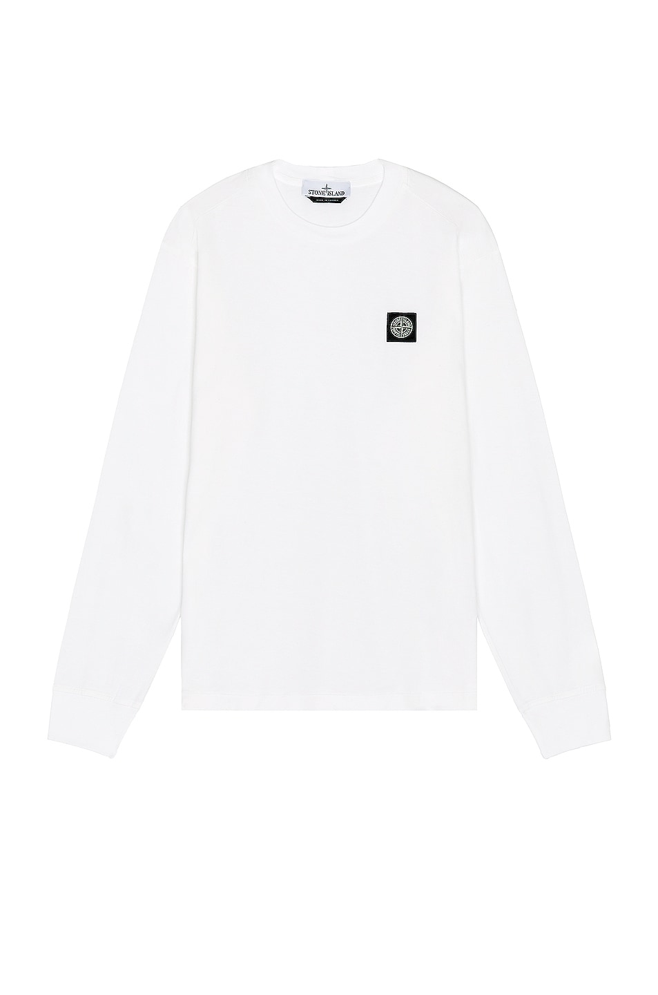 Image 1 of Stone Island Long Sleeve Shirt in White