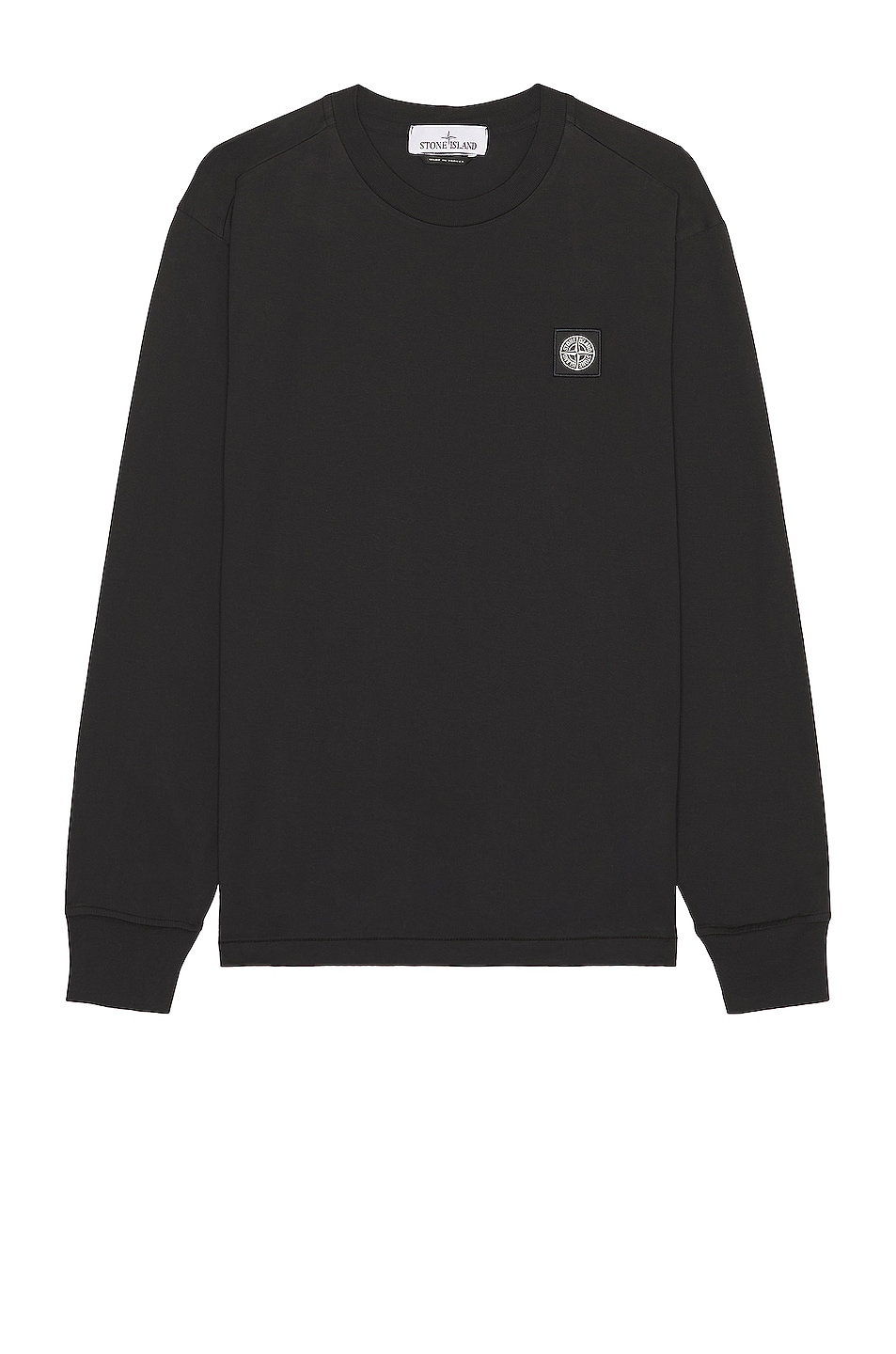 Image 1 of Stone Island Longsleeve T-Shirt in Black