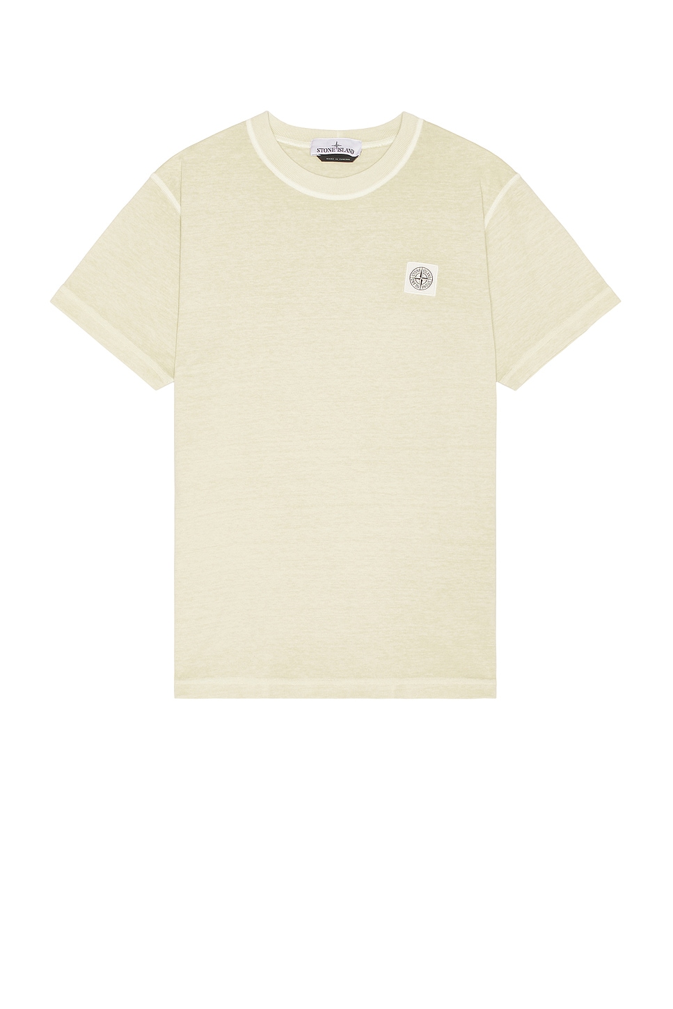 Image 1 of Stone Island Garment Dyed T-Shirt in Plaster