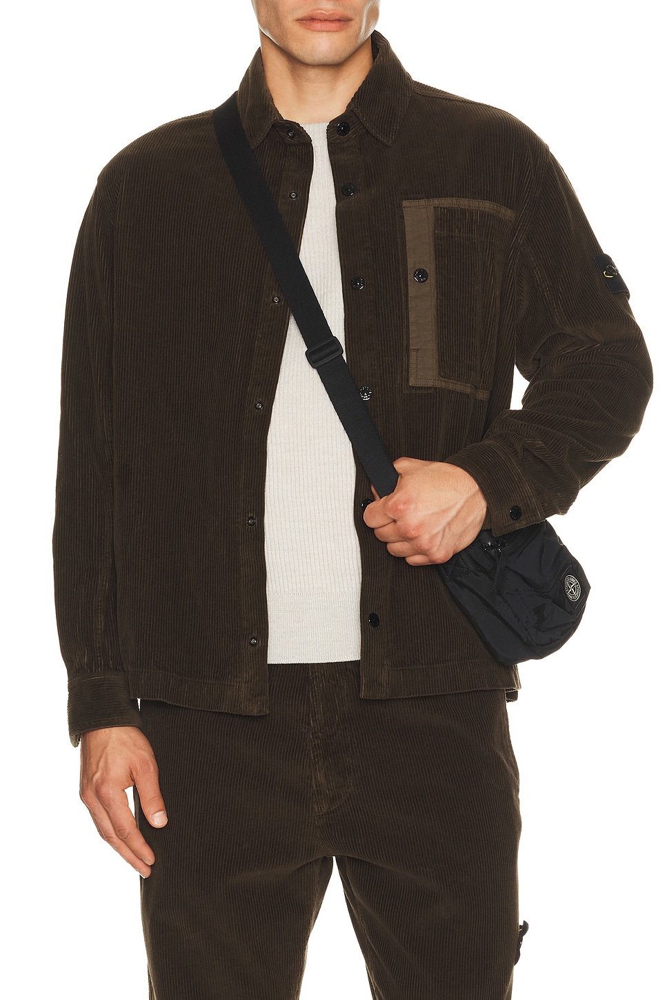 Stone Island Button Up Shirt - Women's Clothing
