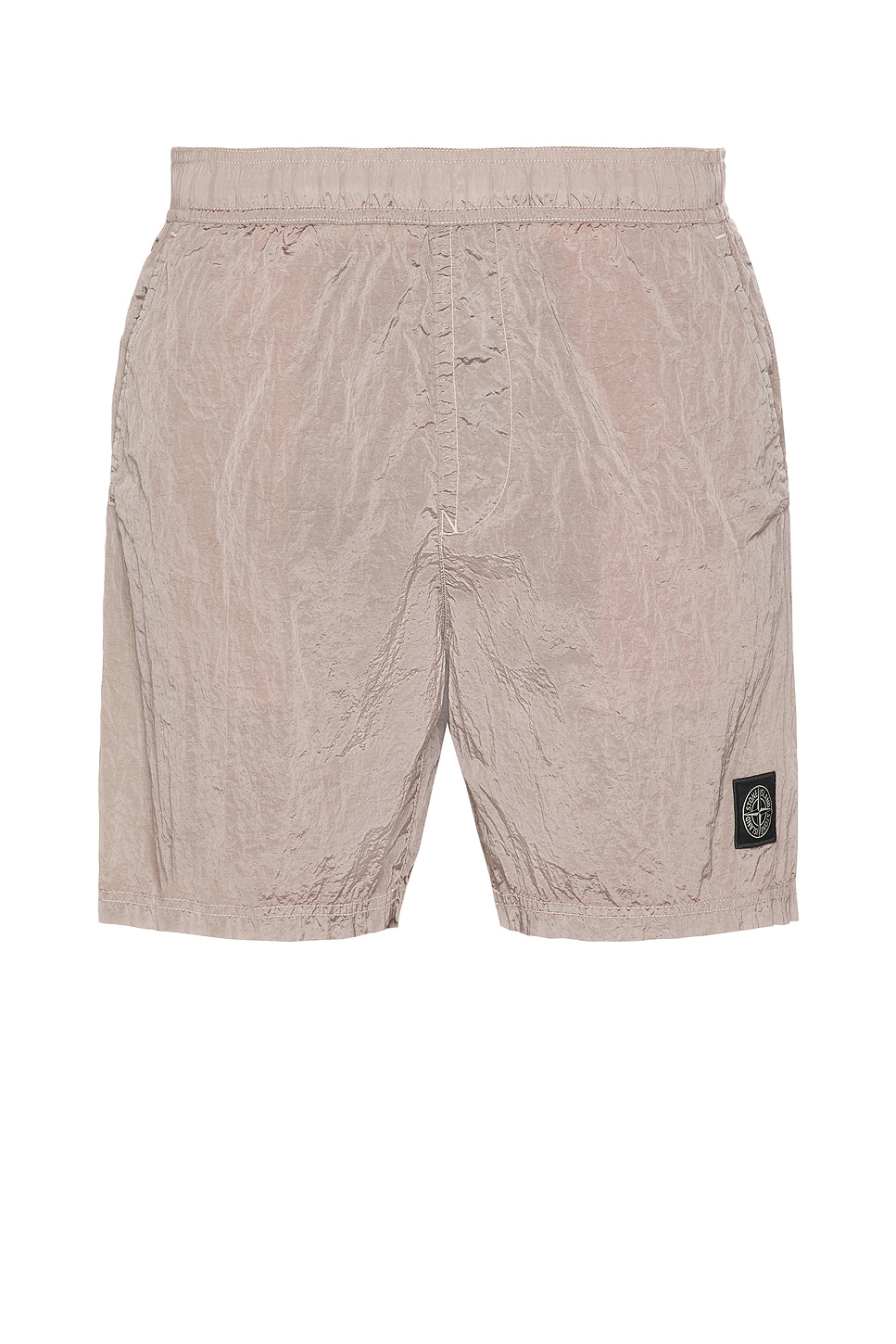 Nylon Metal Swim Short in Pink