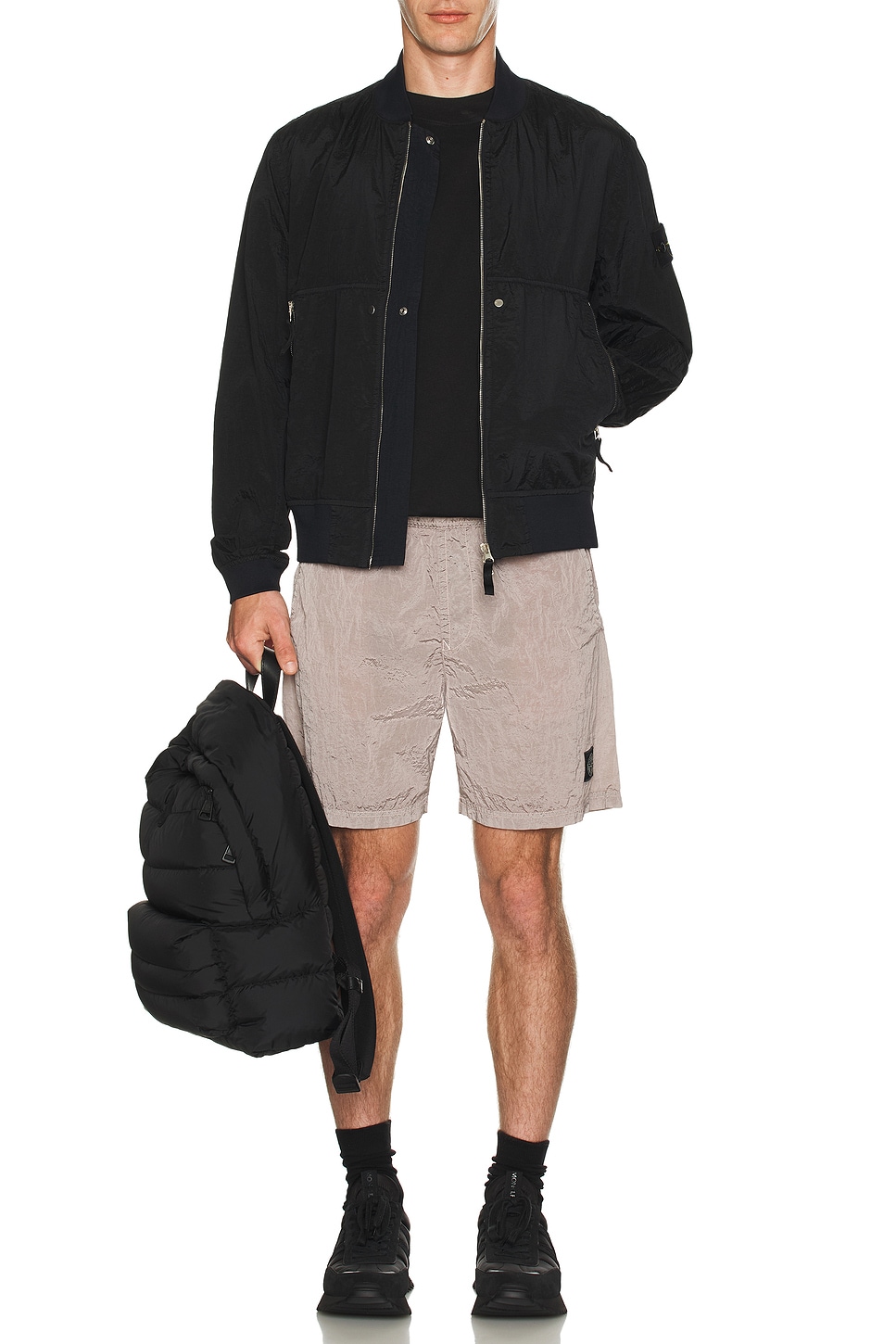 Image 1 of Stone Island Nylon Metal Swim Short in Antique Rose