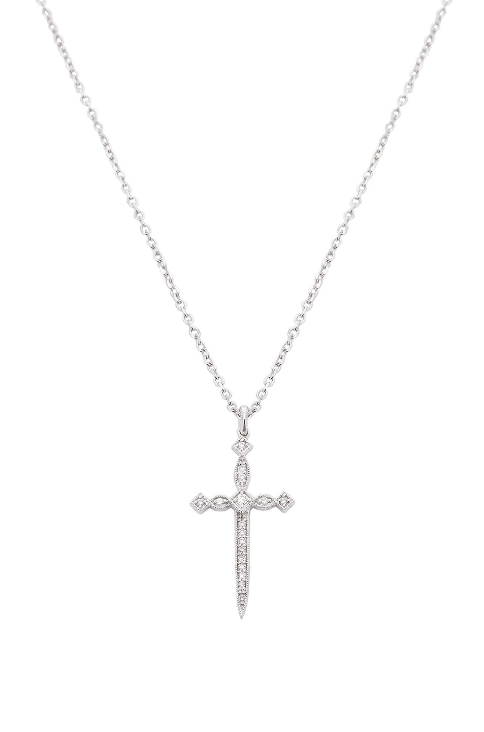 Image 1 of Stone Paris Diabolique Necklace in White Gold