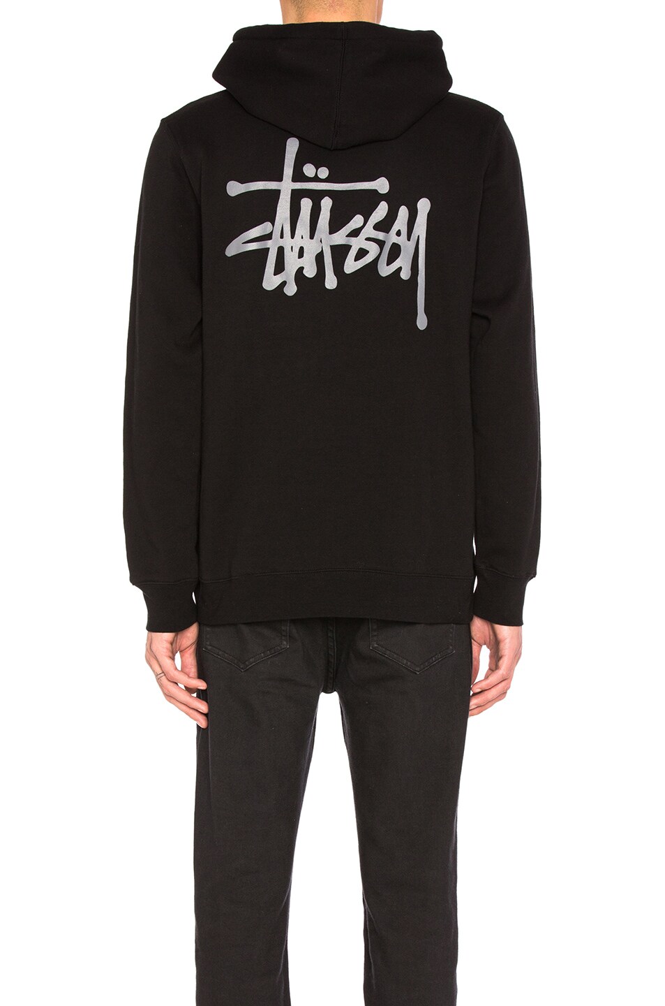 stussy basic logo sweatshirt