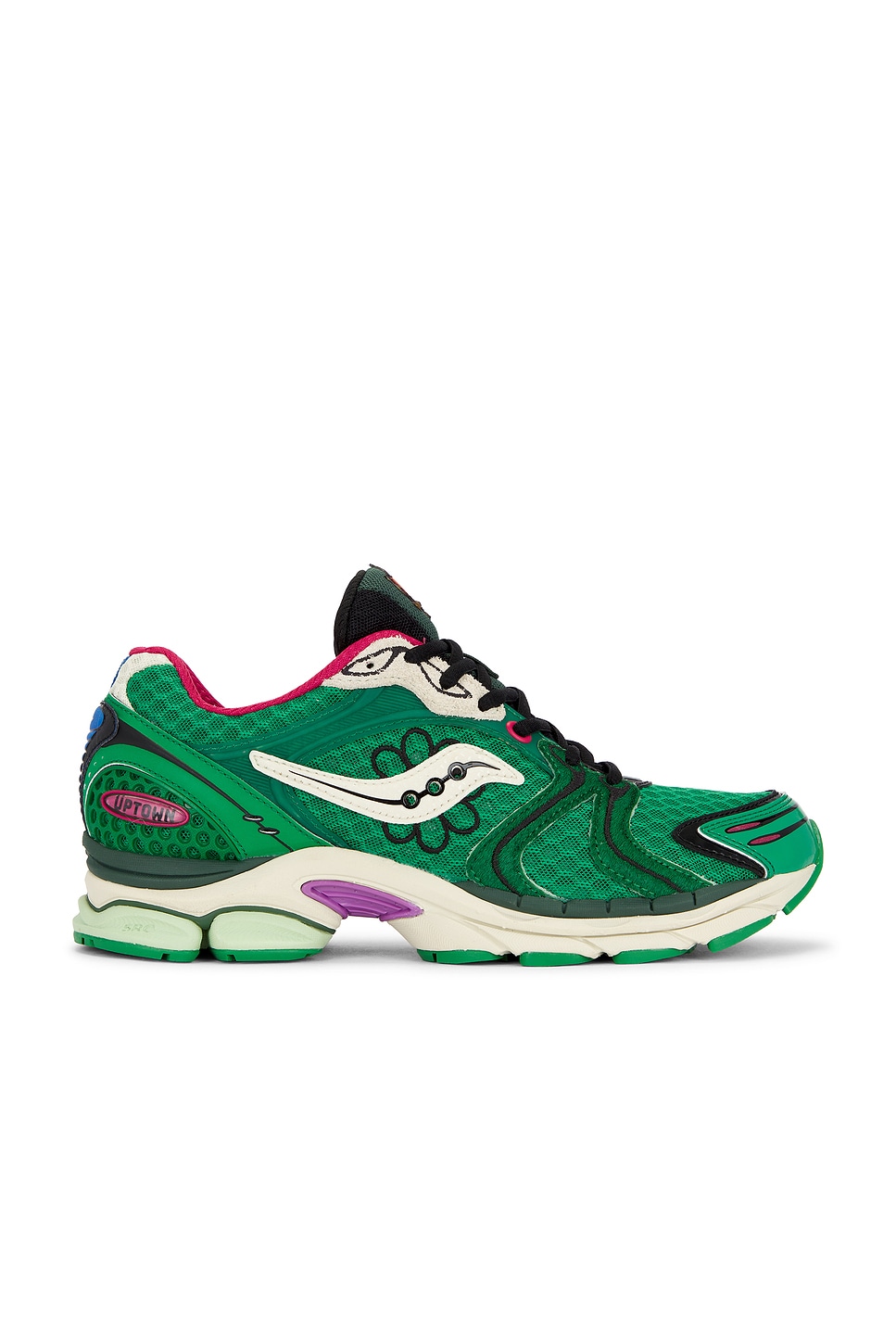 Image 1 of Saucony x Jae Tips Progrid Triumph 4 Sneaker in Fern