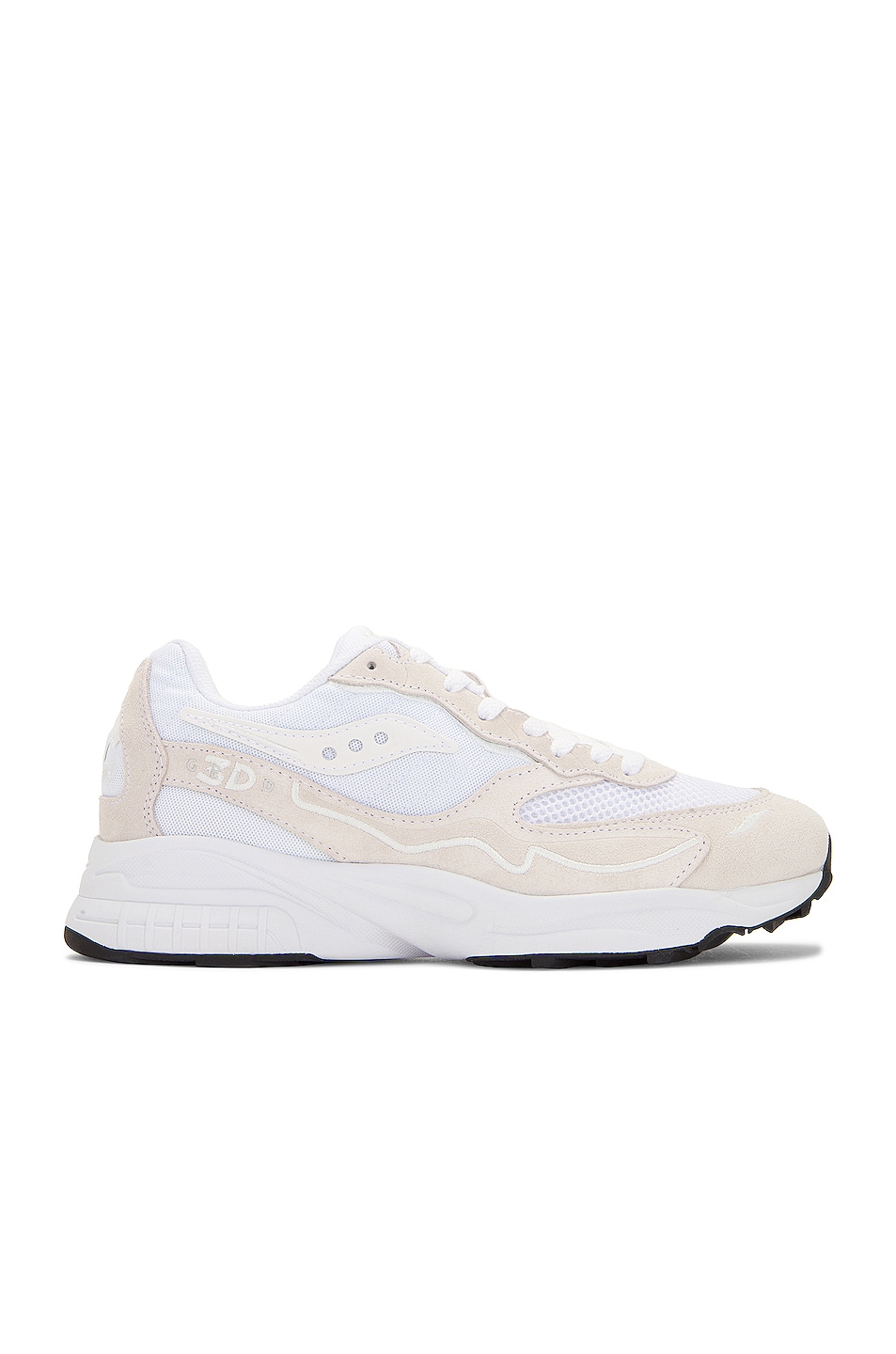 Saucony 3D Grid Hurricane in White FWRD
