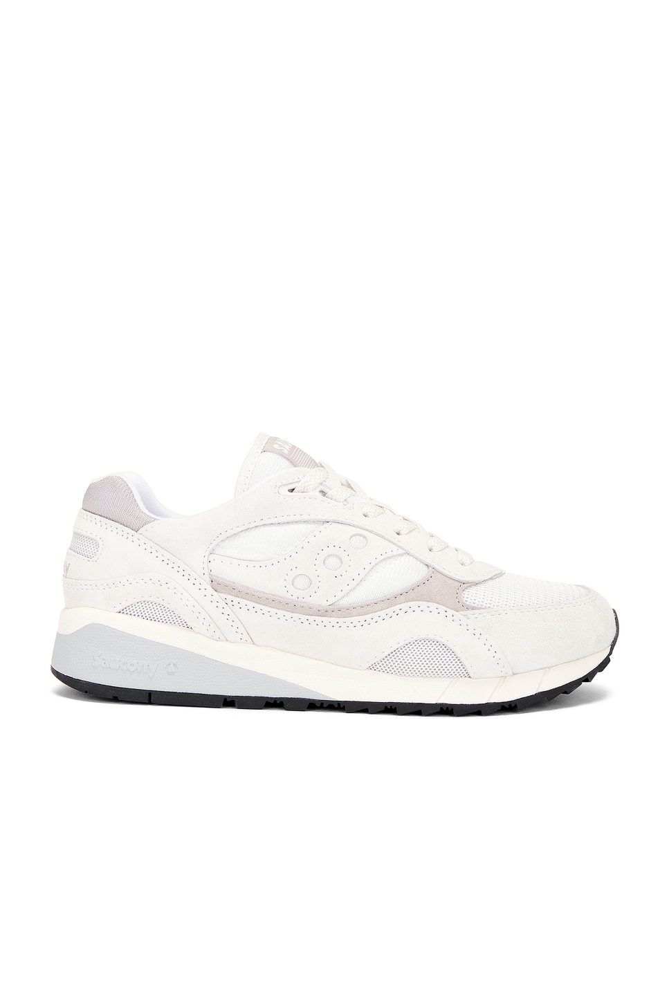 Image 1 of Saucony Shadow 6000 in White & Grey