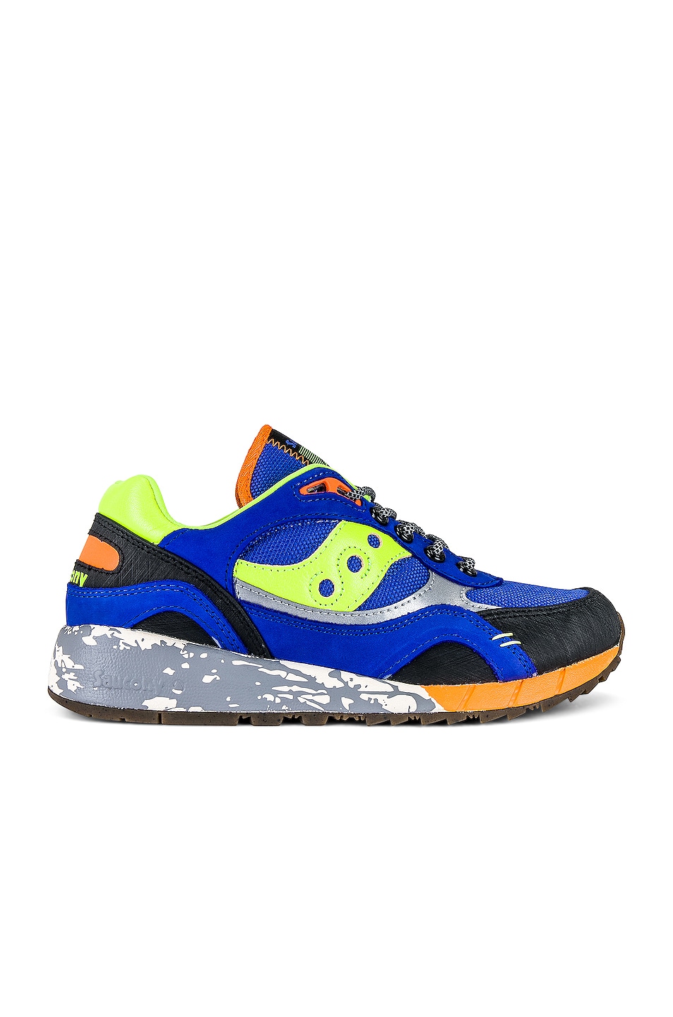 Image 1 of Saucony Shadow 6000 Trail in Blue & Lime