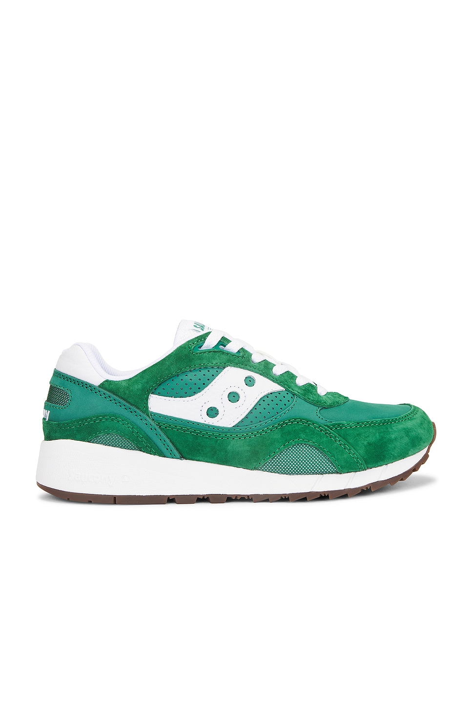 Image 1 of Saucony Shadow 6000 in Green & White