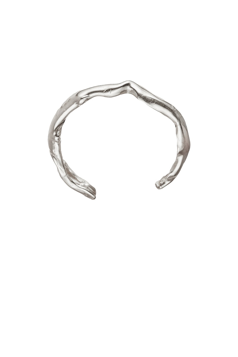 Globo Bracelet in Metallic Silver